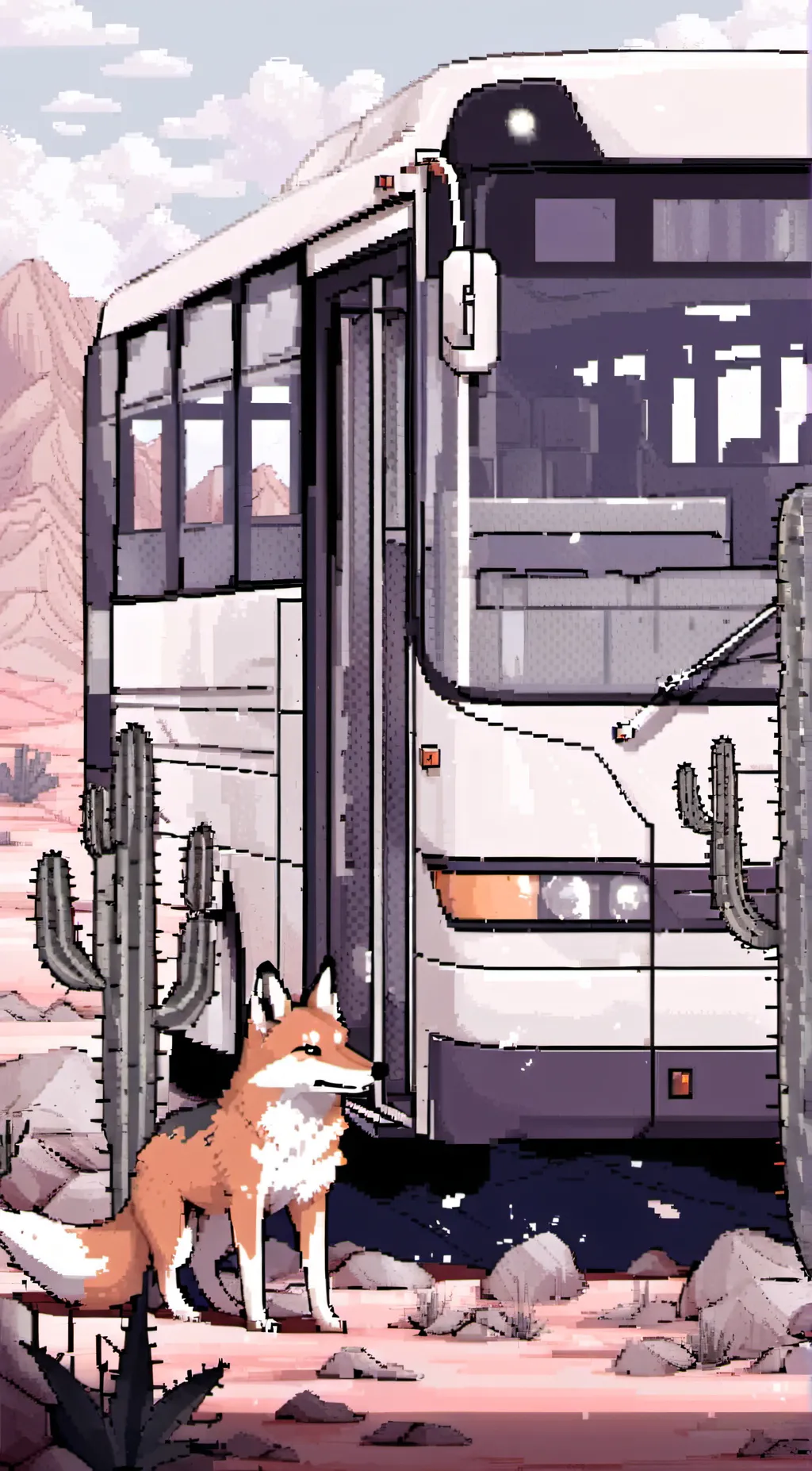 ai character: 🚌 MHA Field Trip 🏜 background
