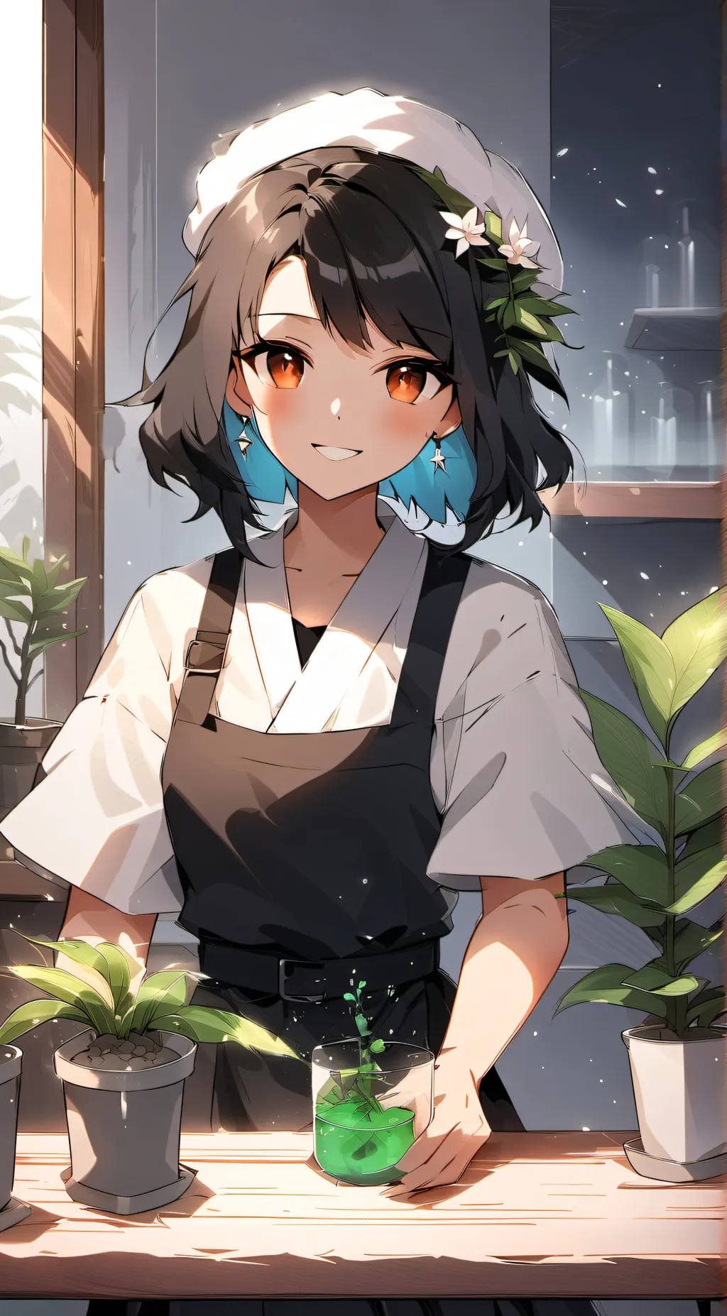 ai character: April background