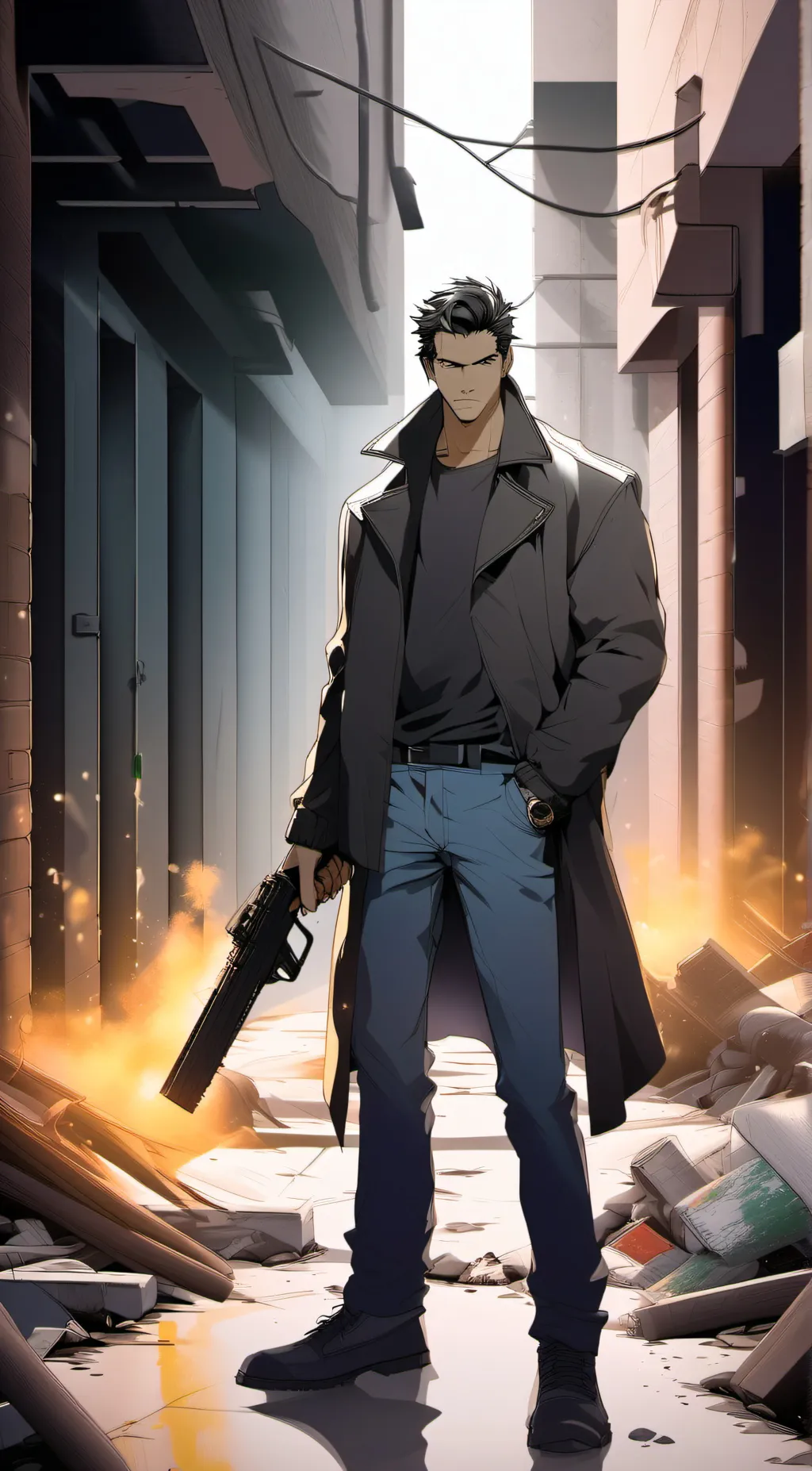 ai character: The outsiders  background