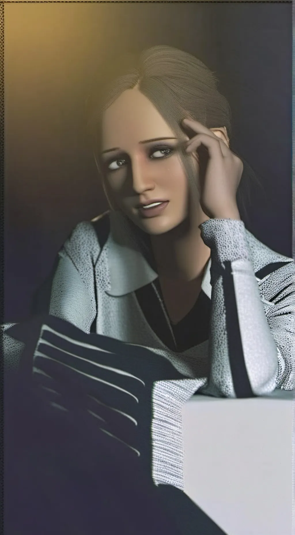 ai character: Katherine Warren background