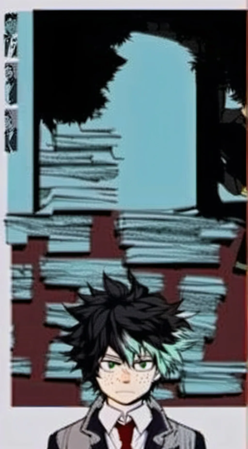 ai character: Aizawa,All Might background