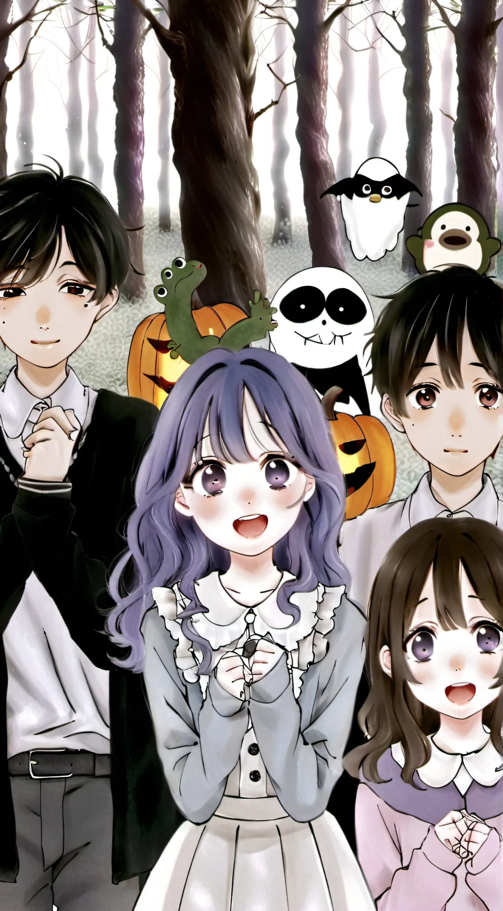 ai character: creepypasta hollow background