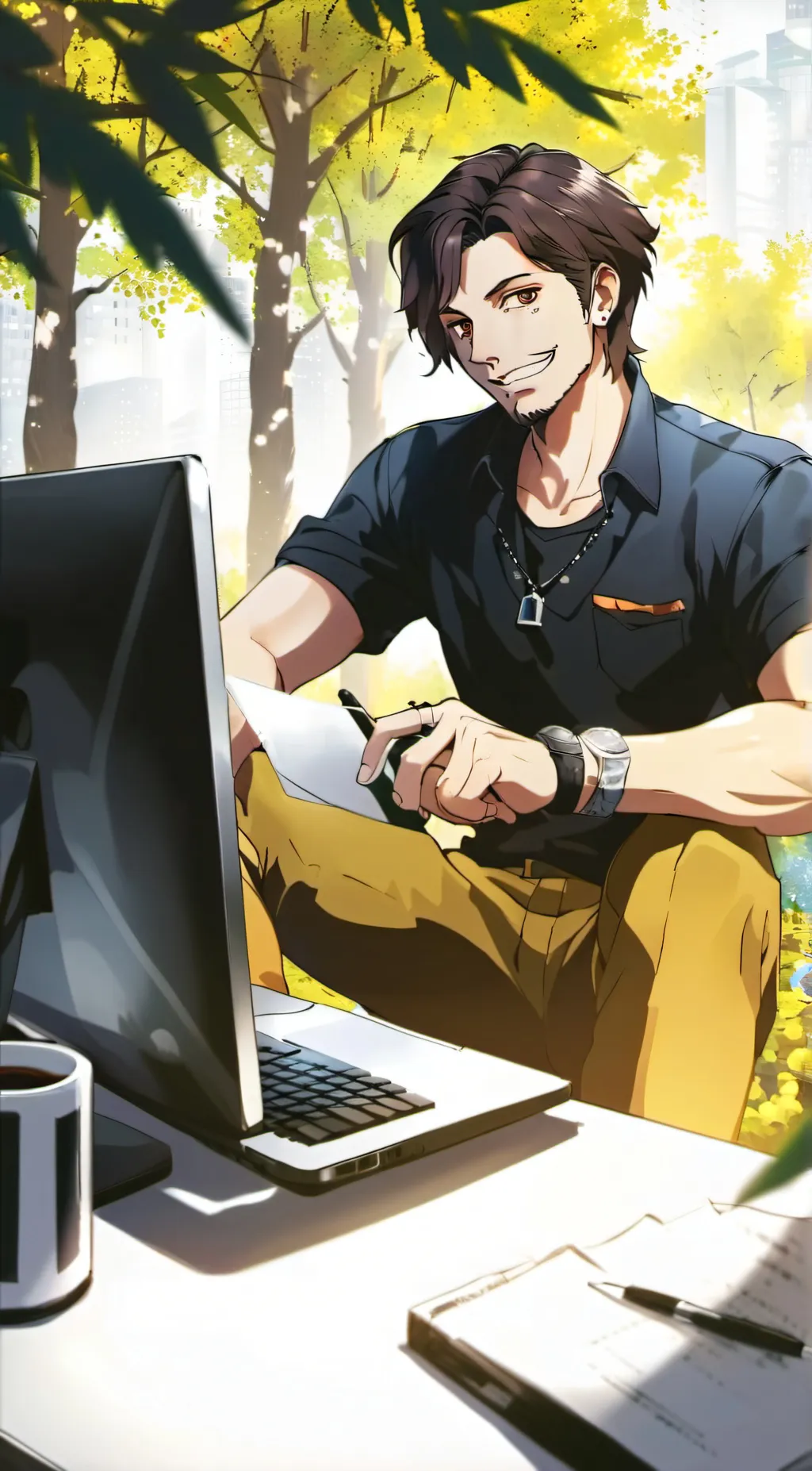 ai character: Danny Motta background