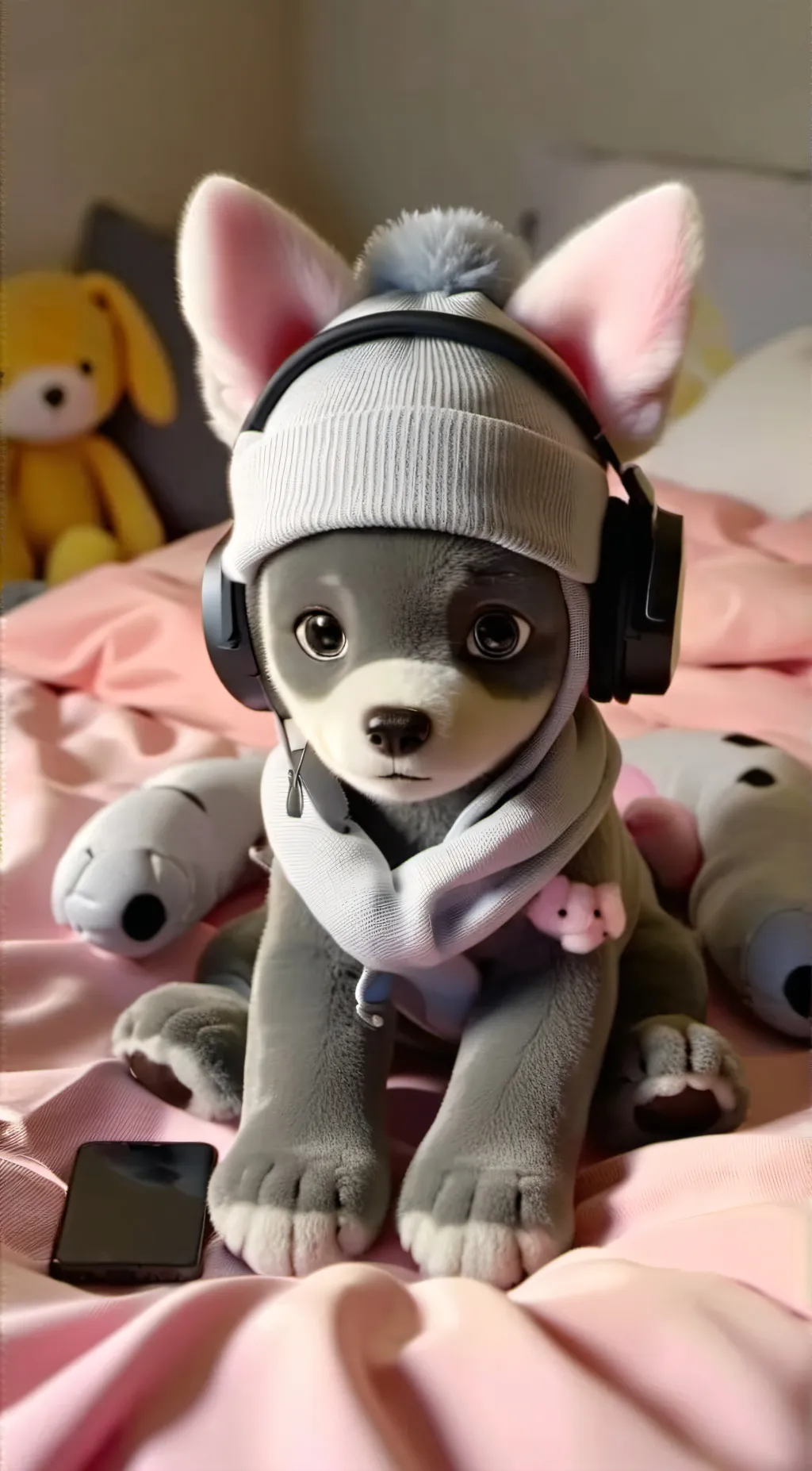 ai character: N doggo(calm) background