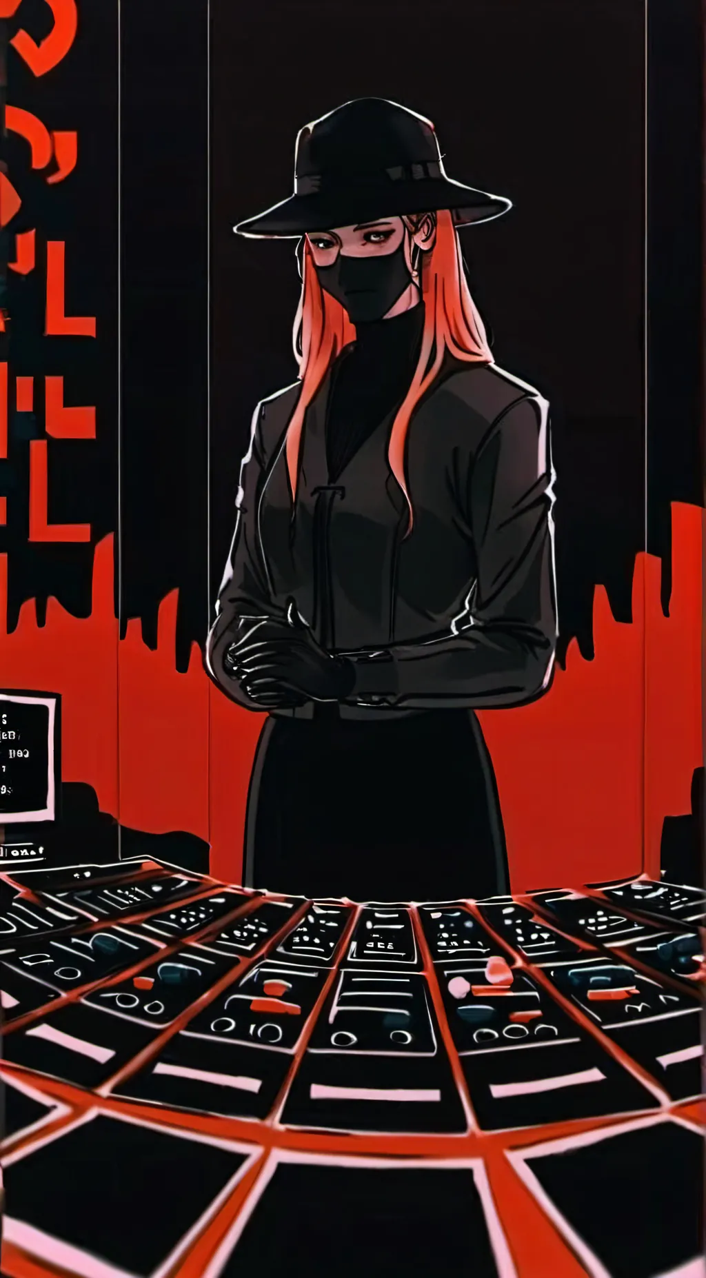 ai character: watch  background