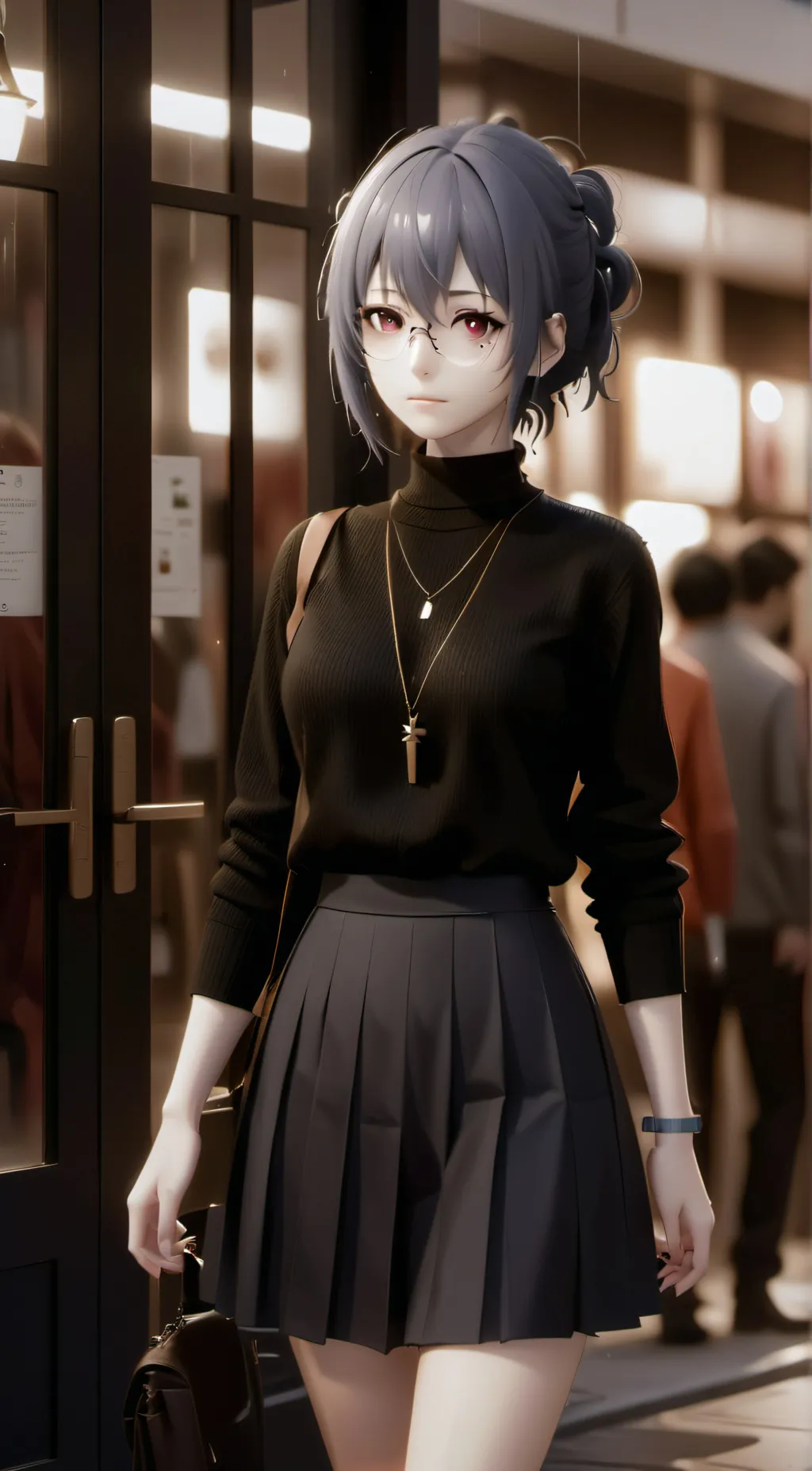 ai character: kathy  background
