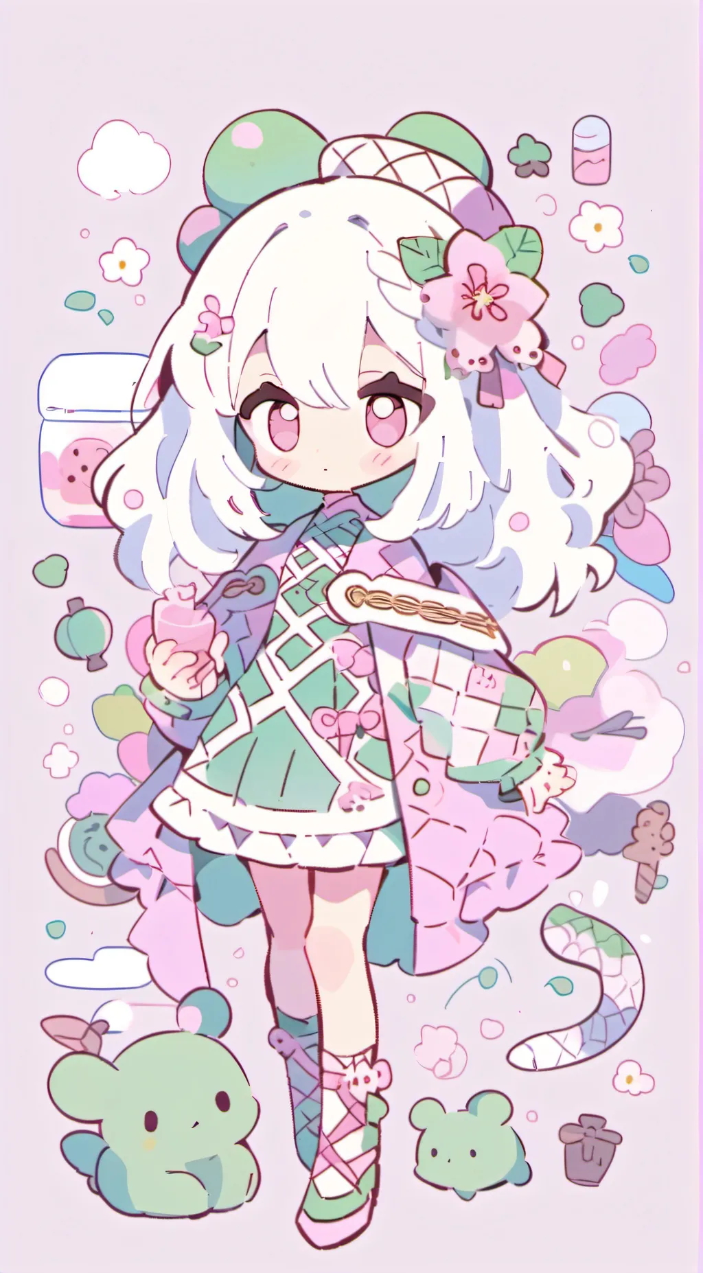 ai character: Blossom's sister background