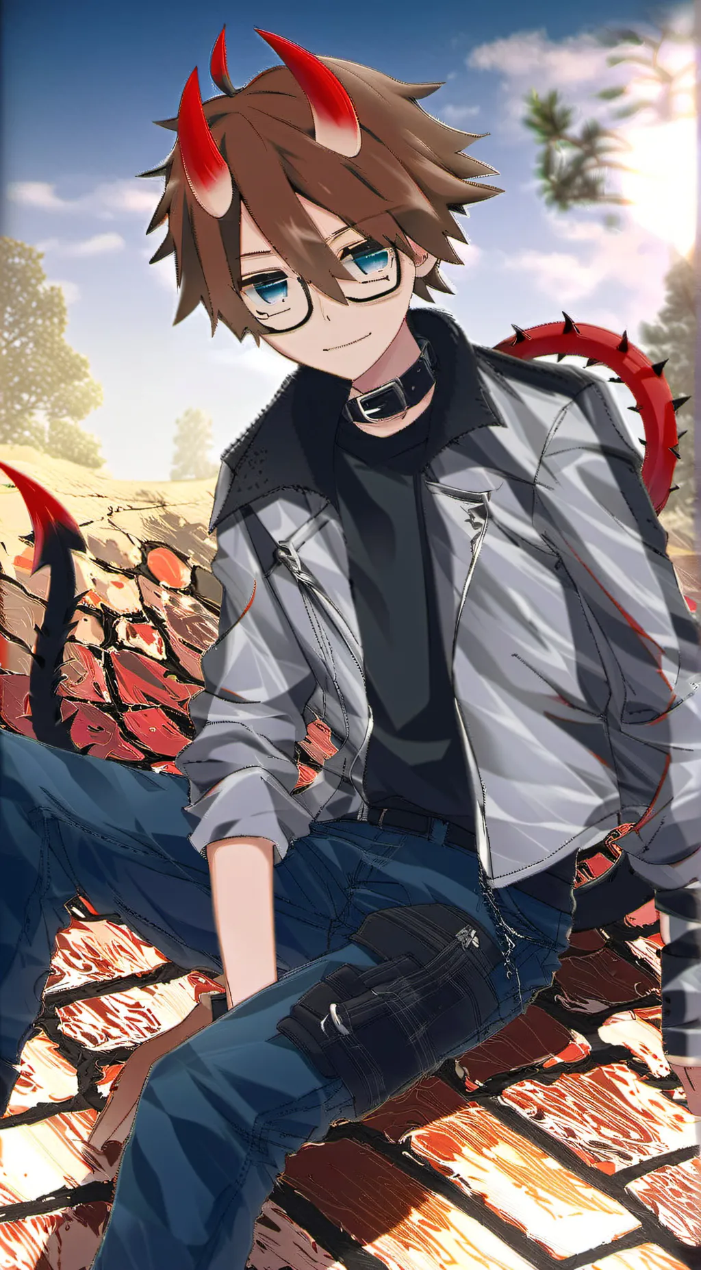 ai character: A New Story  background