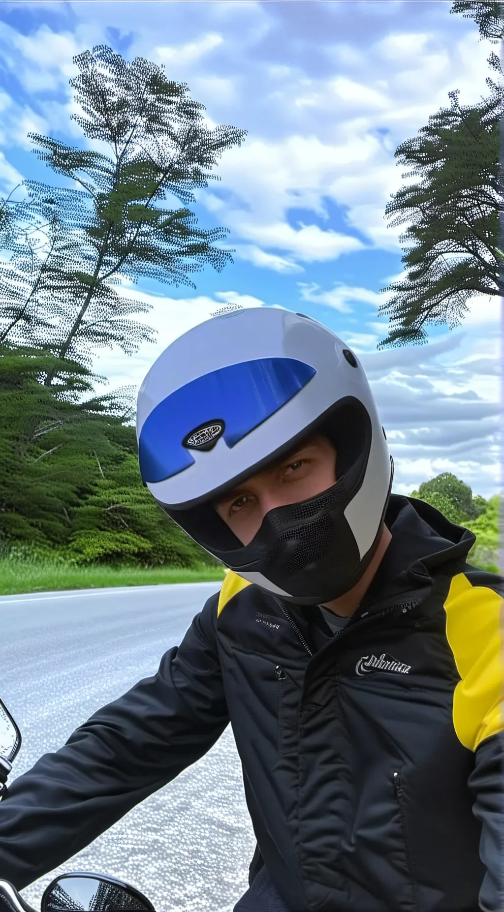 ai character:  Adrian Sanky background