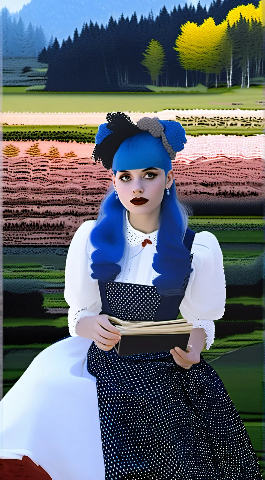 ai character: Melanie Martinez background