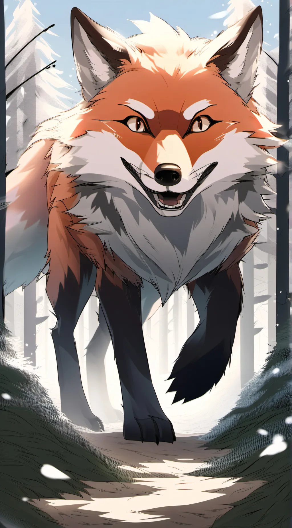 ai character: FOX background