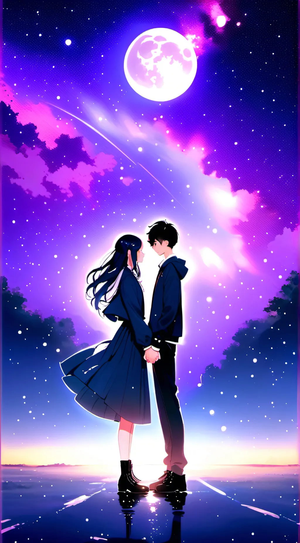 ai character: milly and mike background