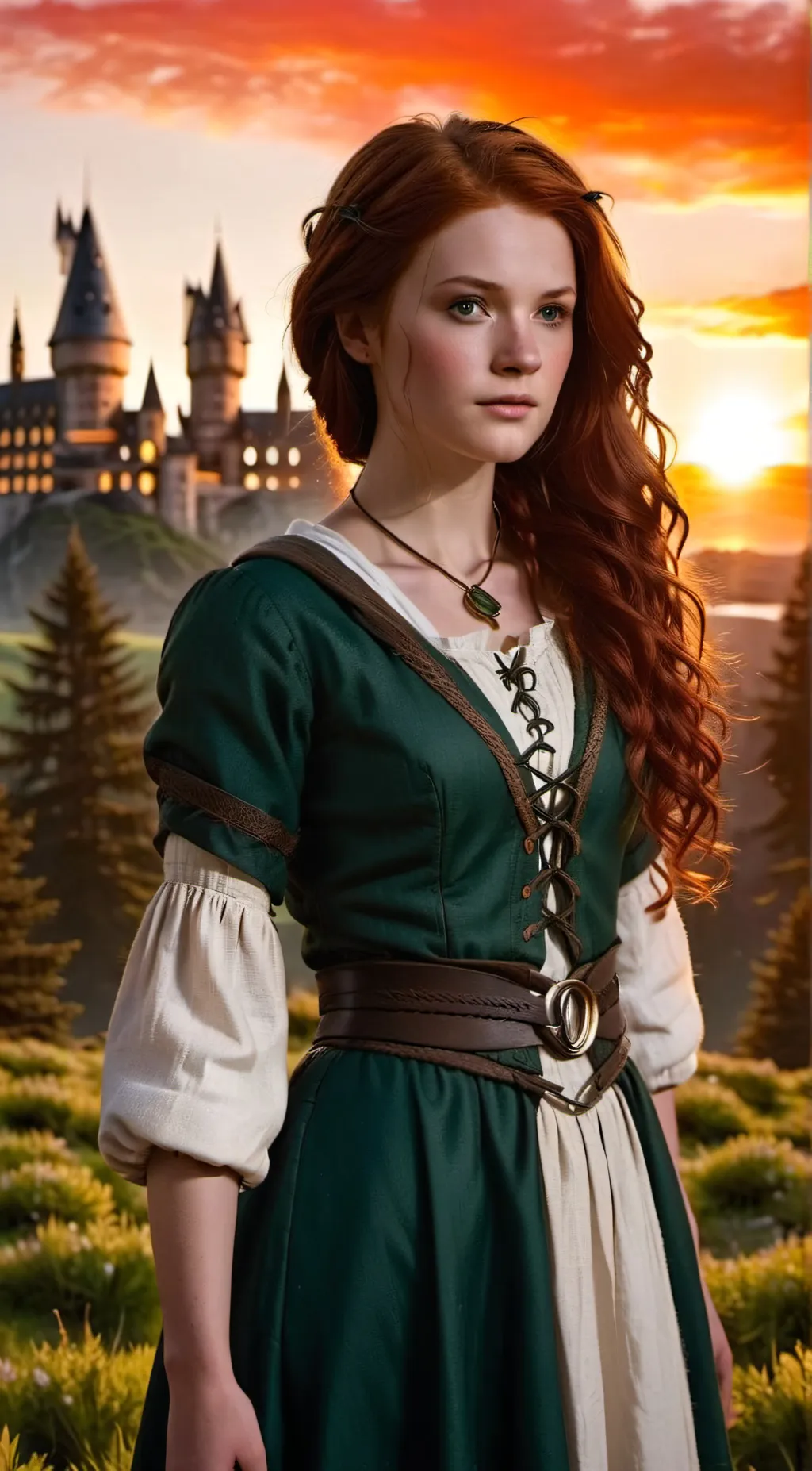 ai character: Ginny Weasley  background