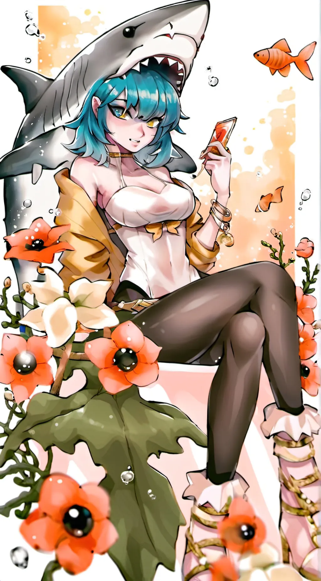 ai character: Ariel background