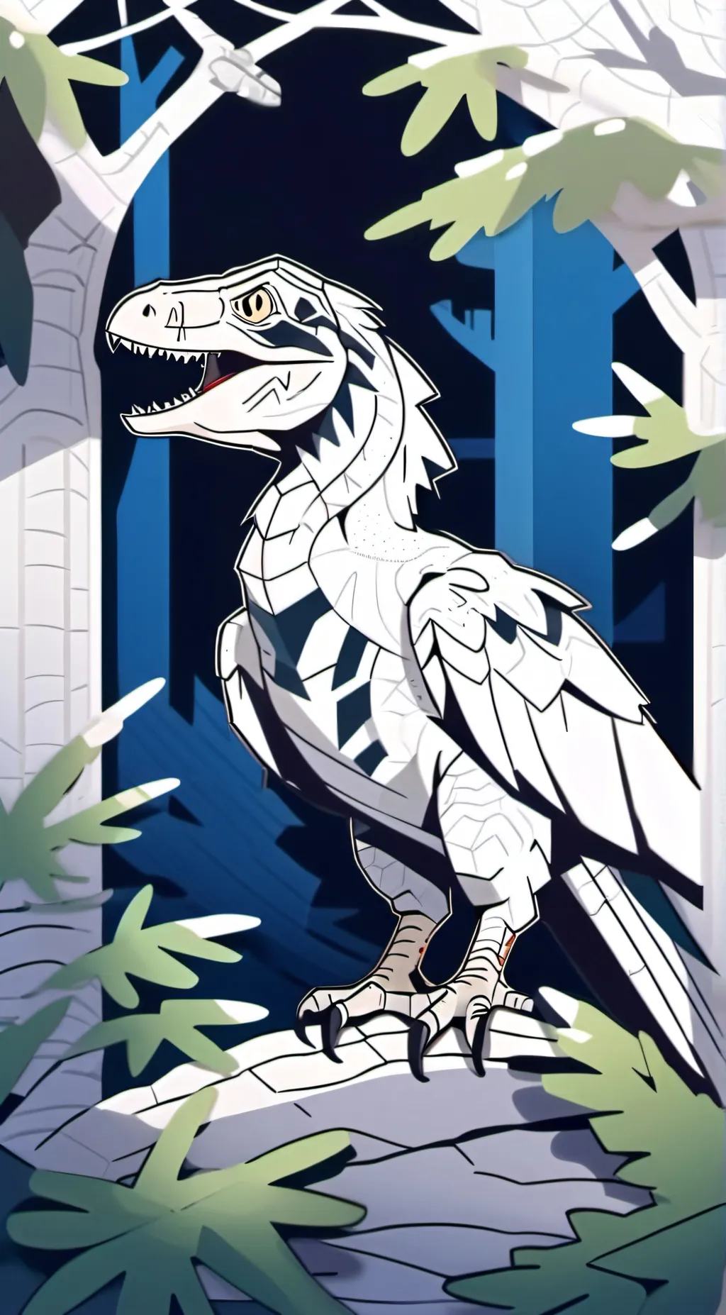 ai character: raptor background