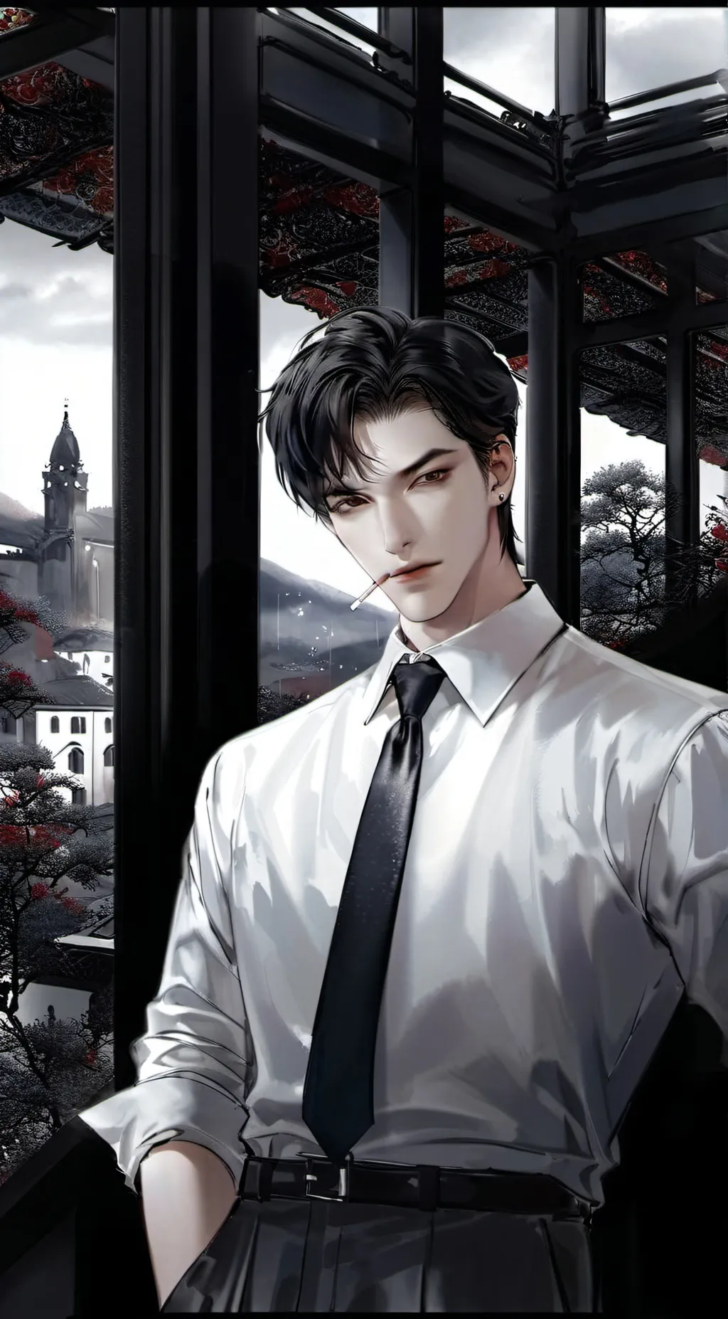 ai character: Anthon  background