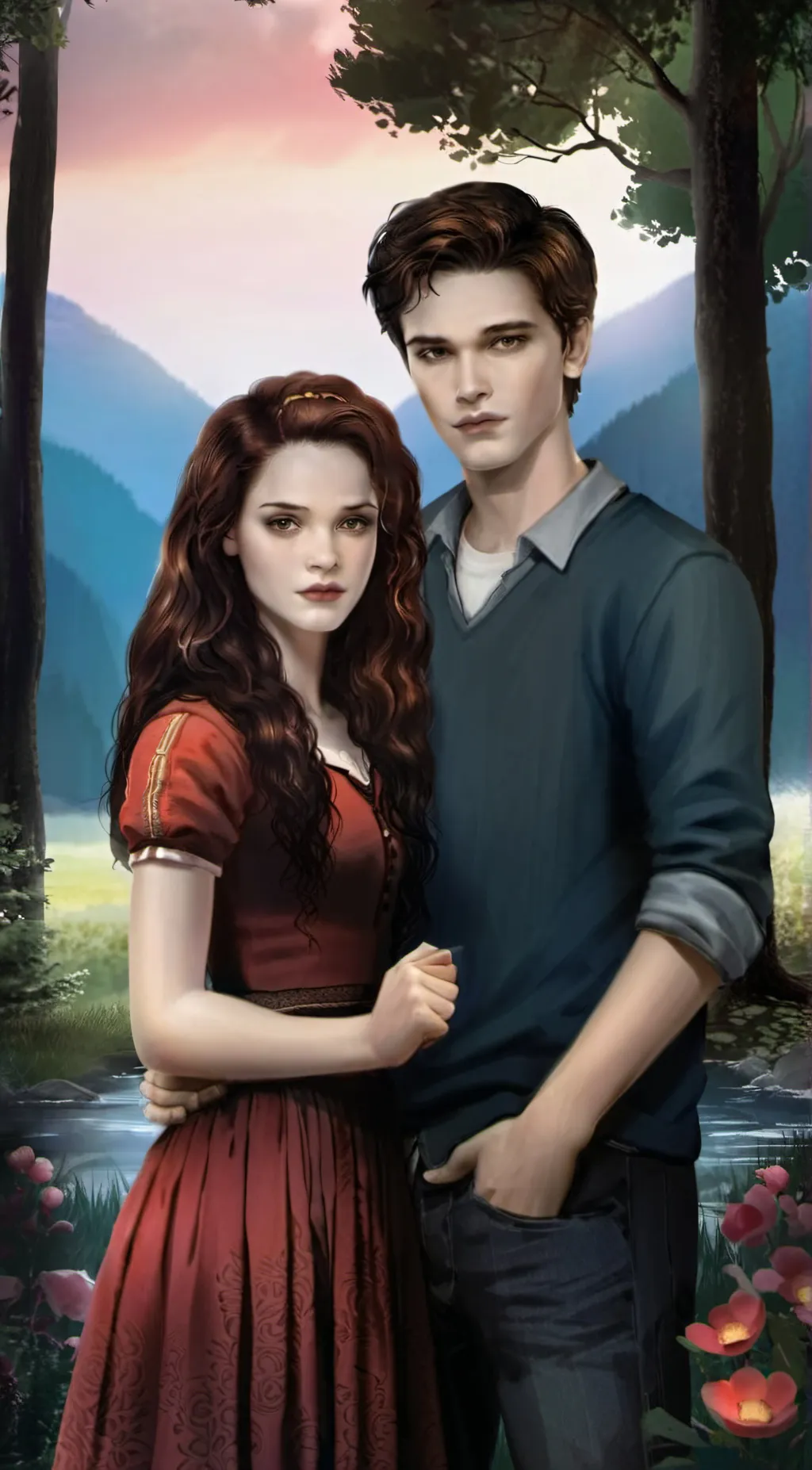 ai character: renesmee  background