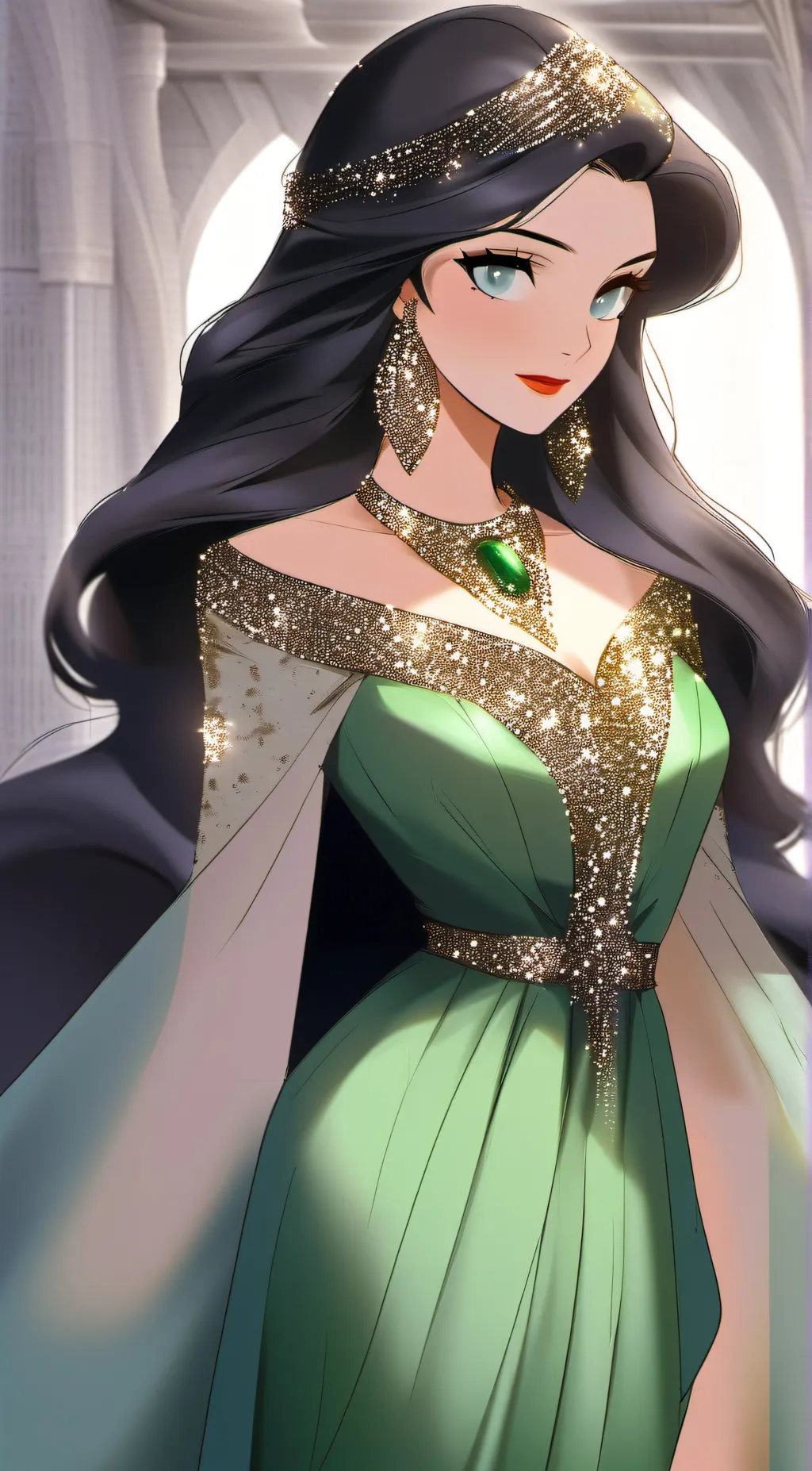 ai character: Verona  background