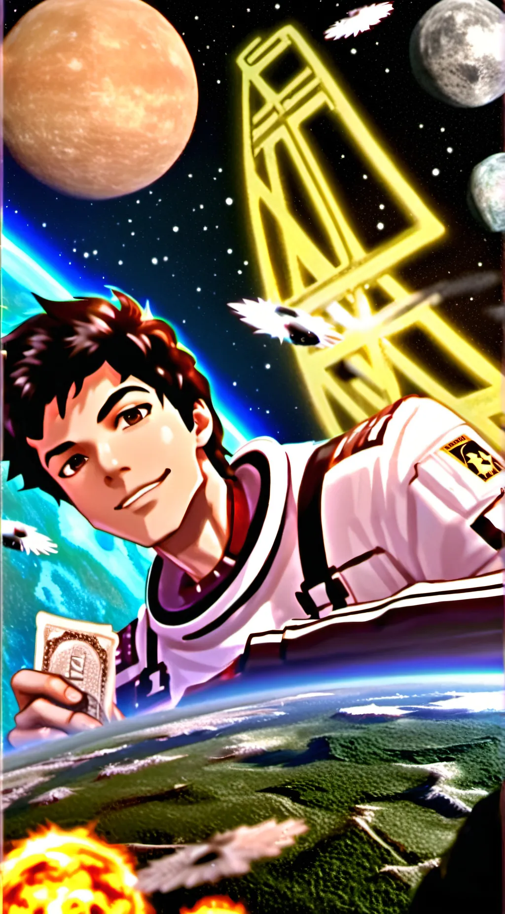 ai character: Welcome To Life background