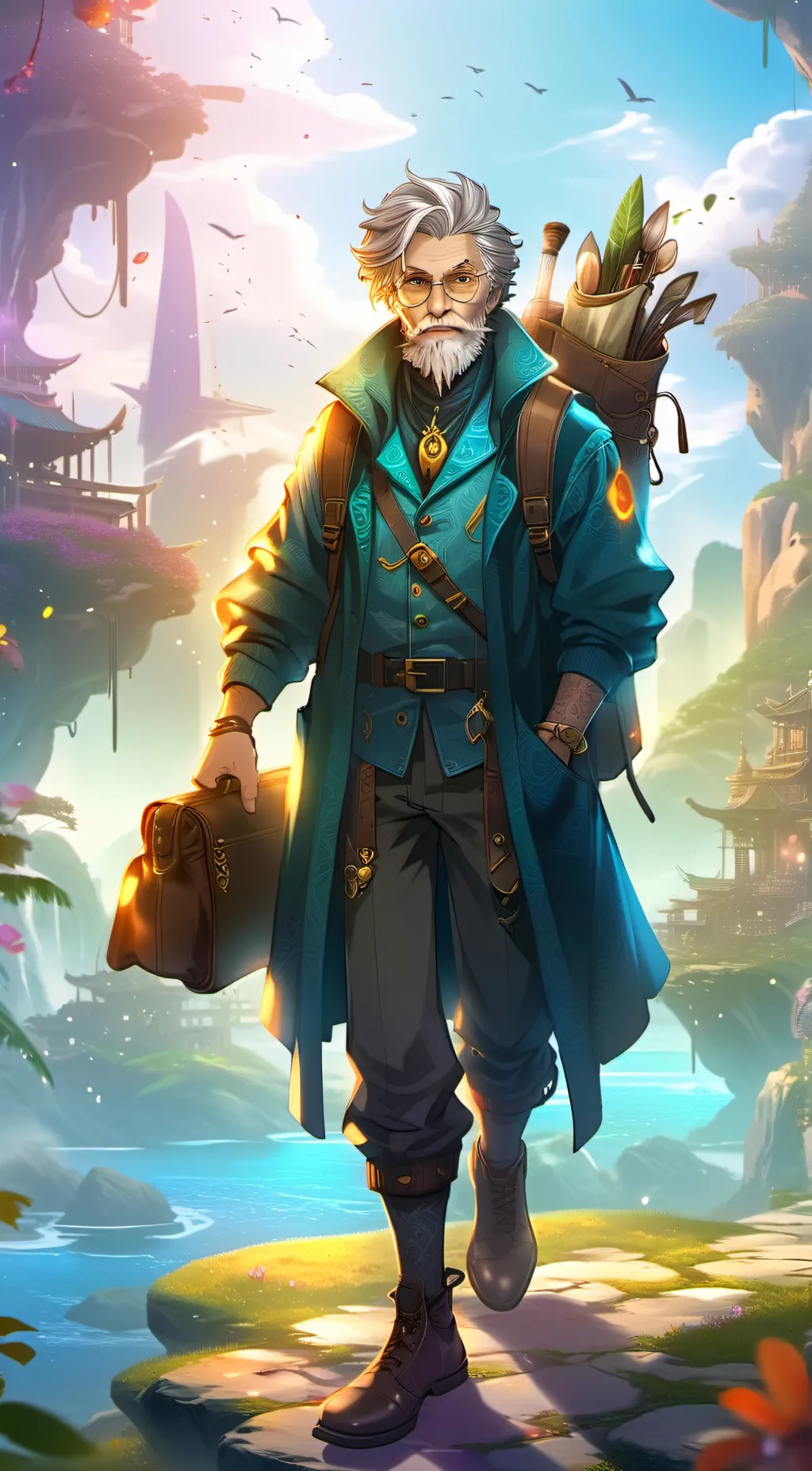 ai character: Mr. Ju-Ji background