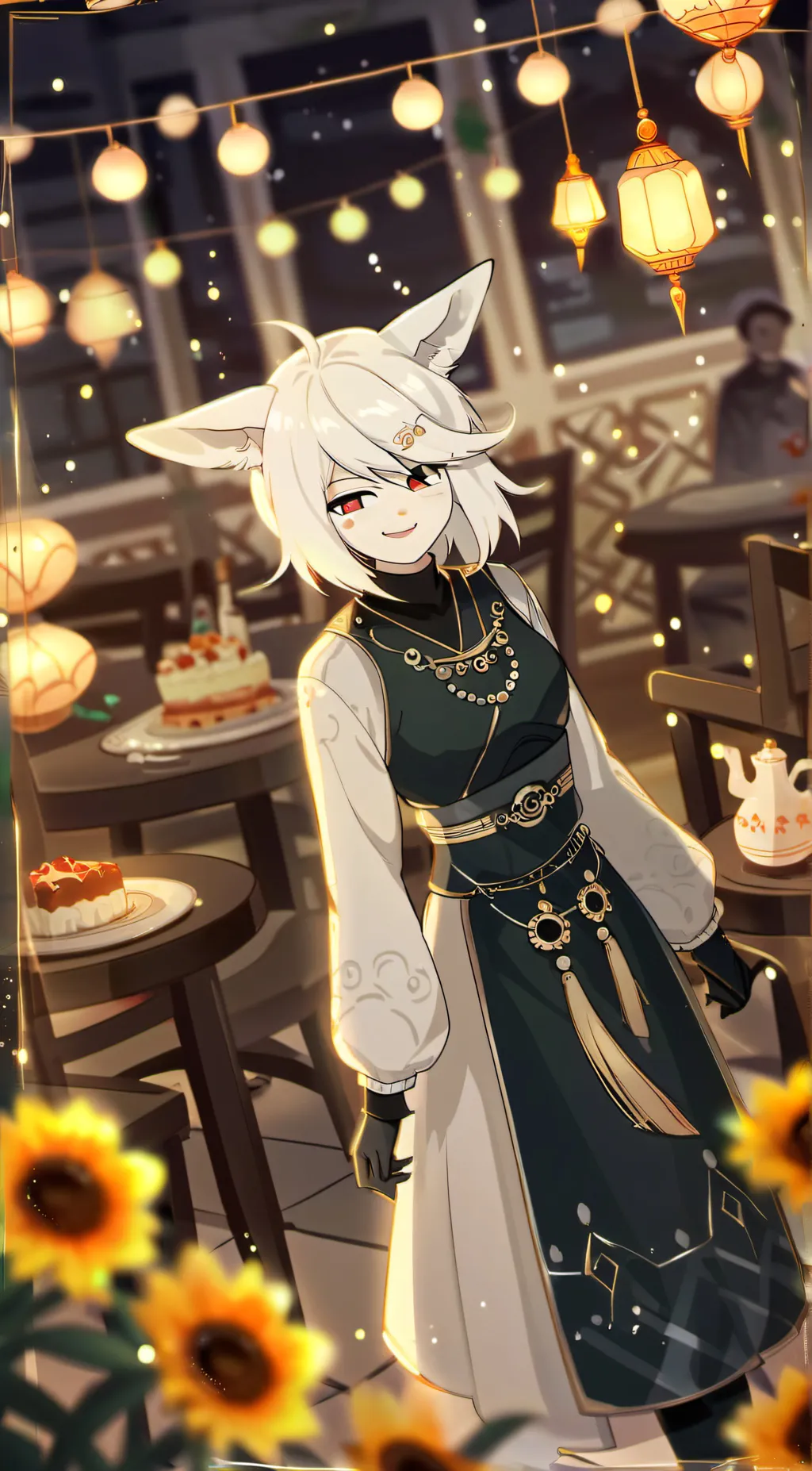 ai character: paper School  background