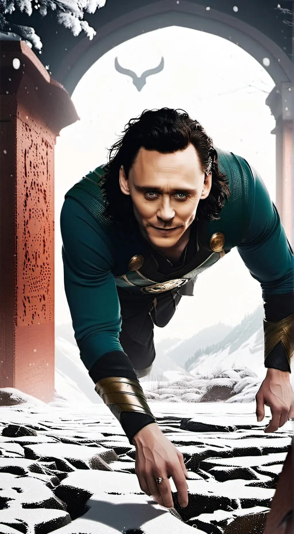 ai character: Loki Laufeyson background