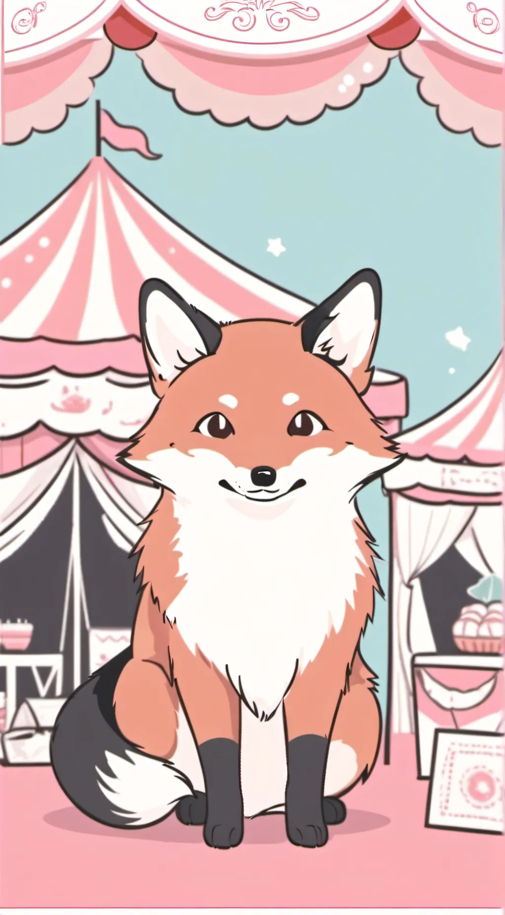 ai character: TADC memes background