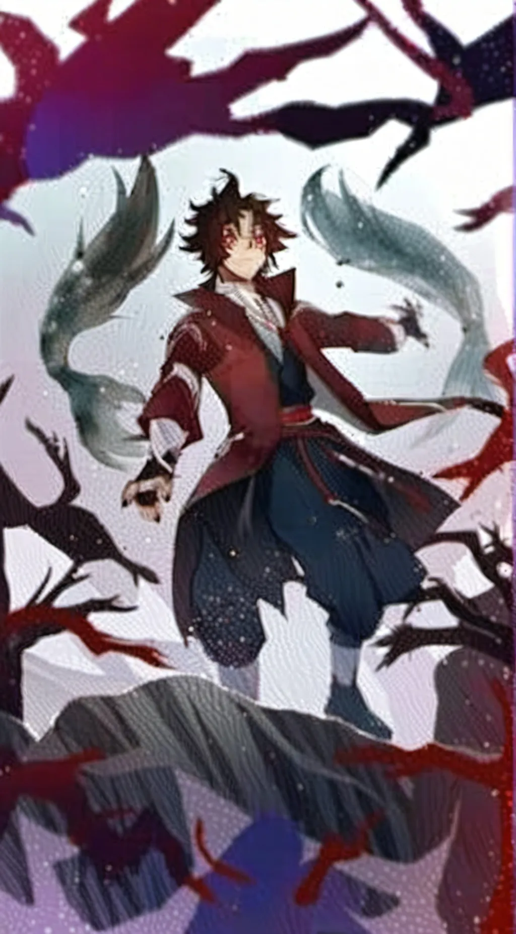 ai character: Kokushibou  background