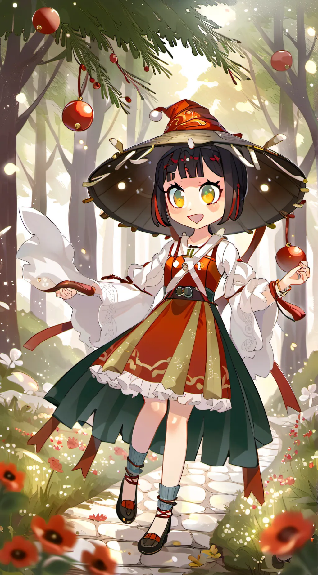 ai character: Ragatha and pomni  background