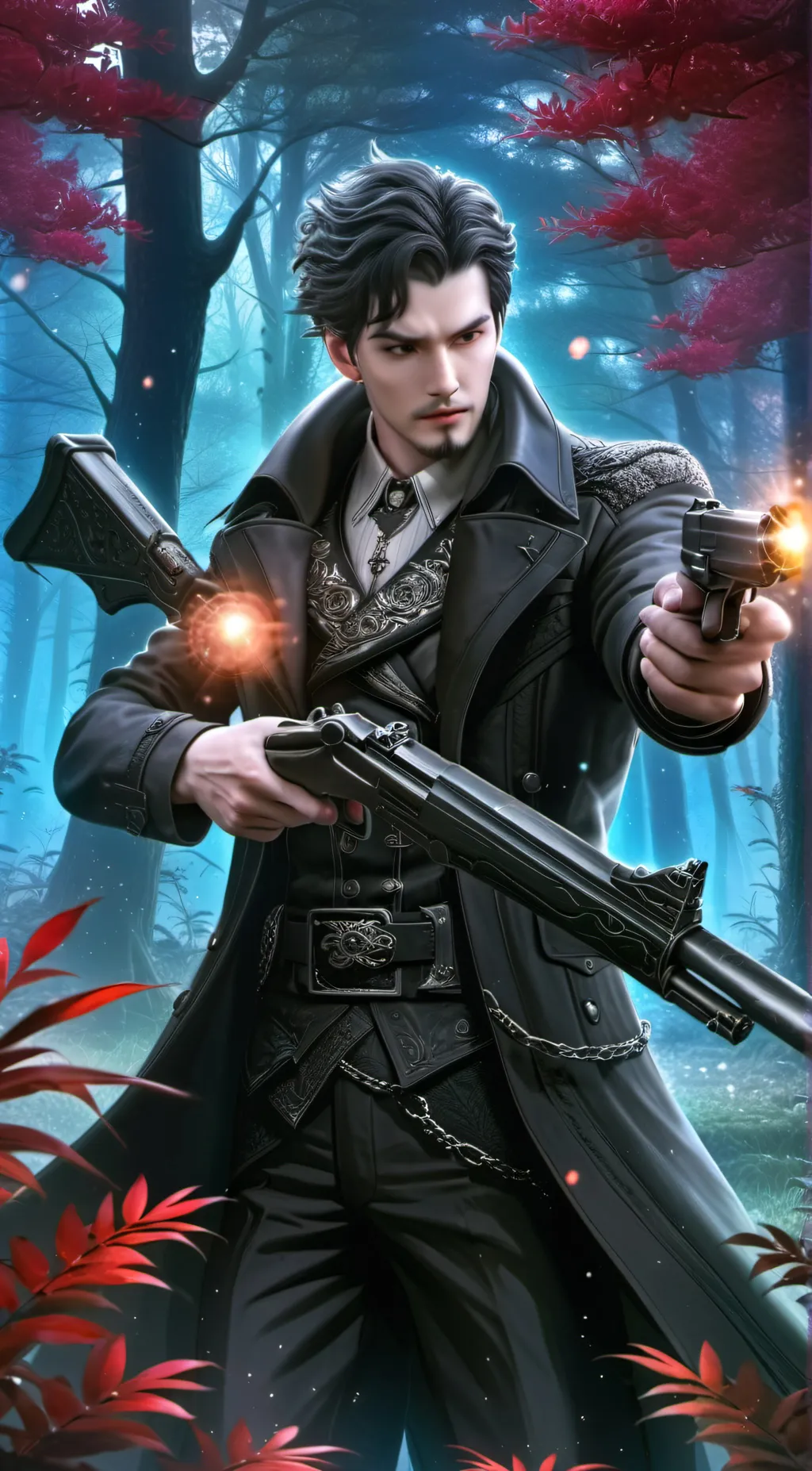 ai character: Hunter background