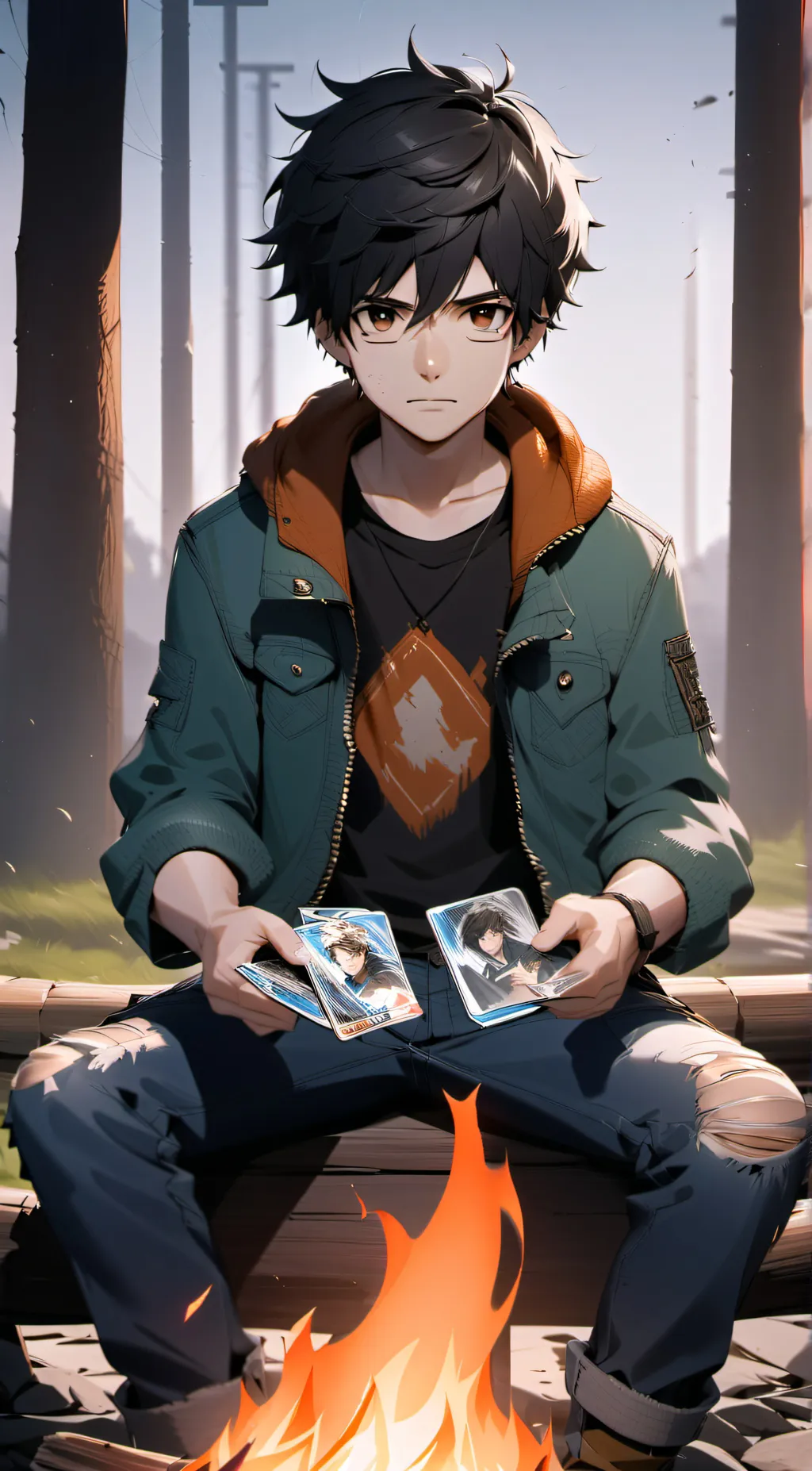 ai character: Nico di Angelo background