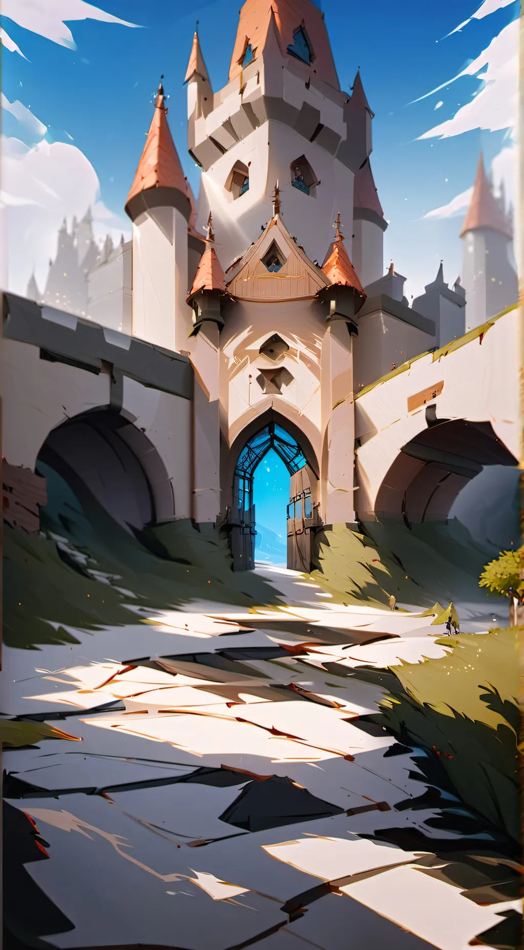 ai character: the slime gates background