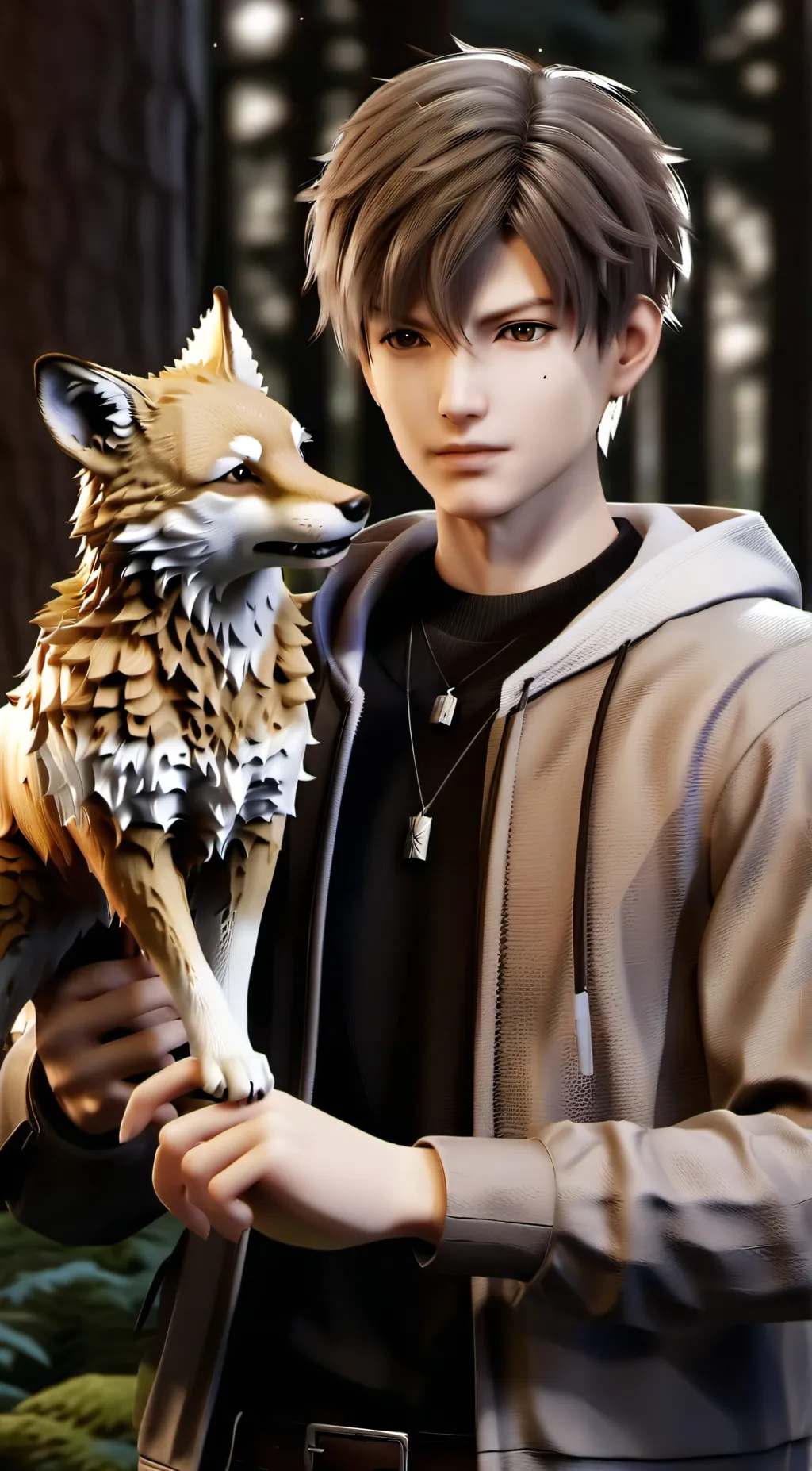 ai character: Hunter  background
