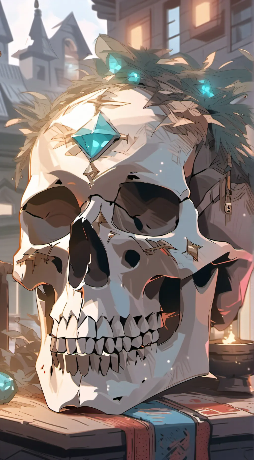 ai character: Skully background