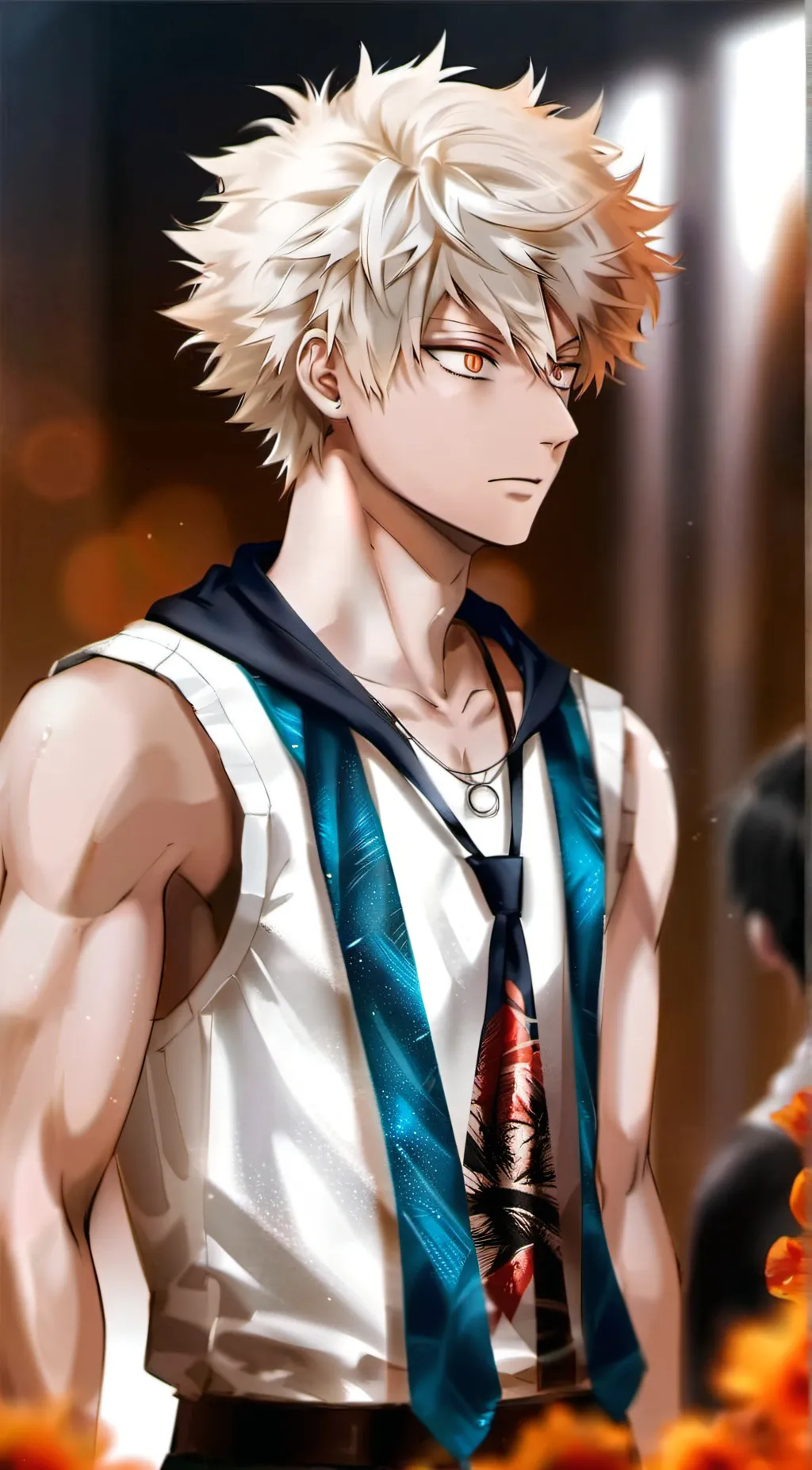 ai character: Bakugo|kirishima  background