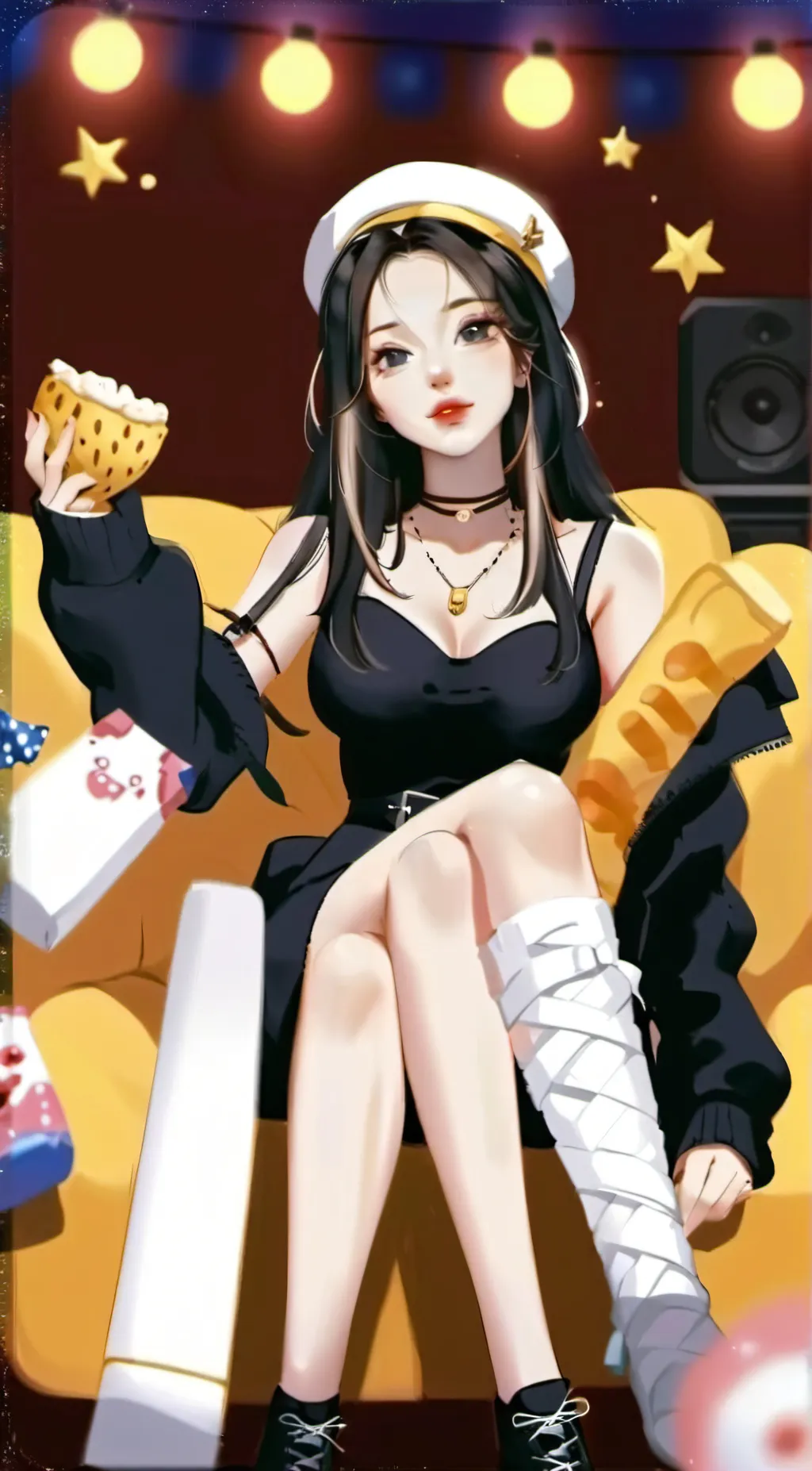 ai character: olivia background