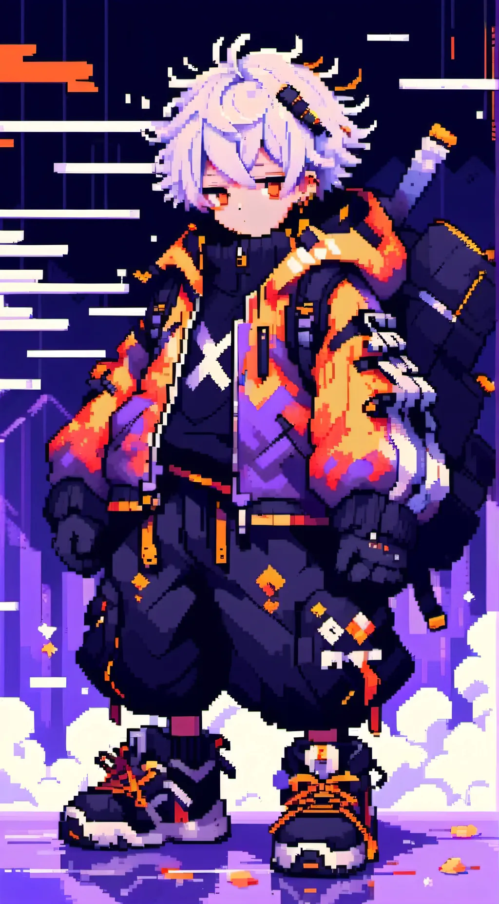 ai character: fat woman (you) background