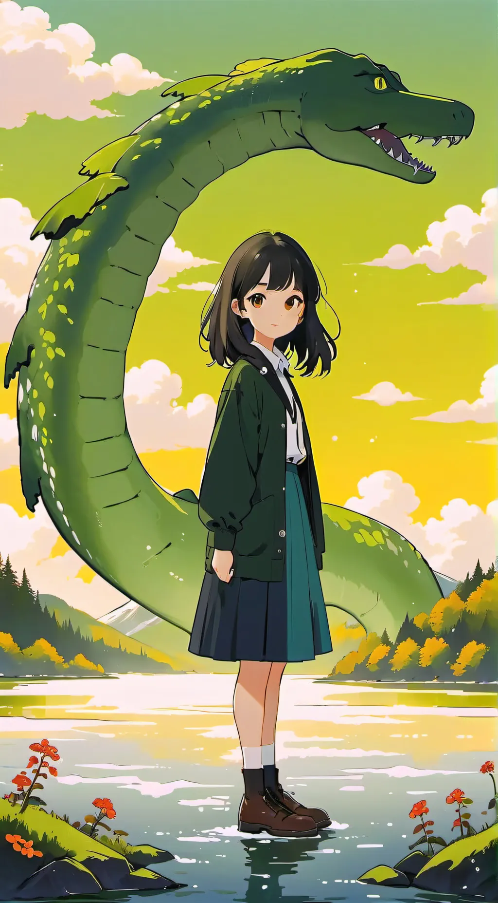 ai character: Nessie background