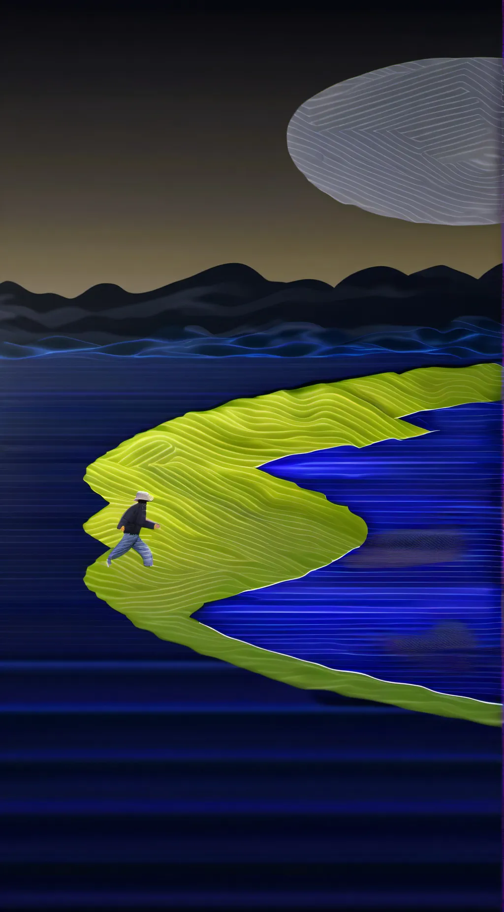 ai character: PAC man background