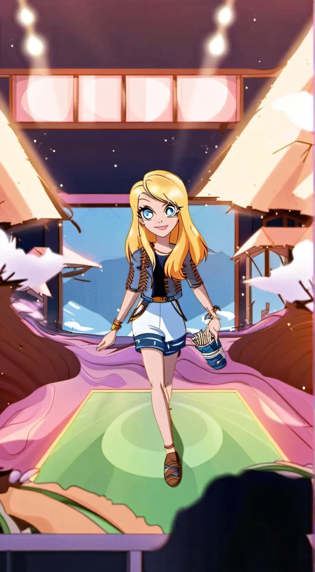 ai character: Lolirock Iris background
