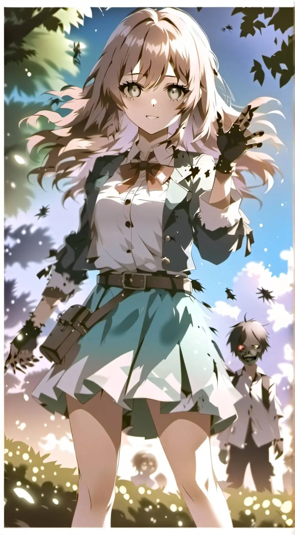 ai character: addison zombie background