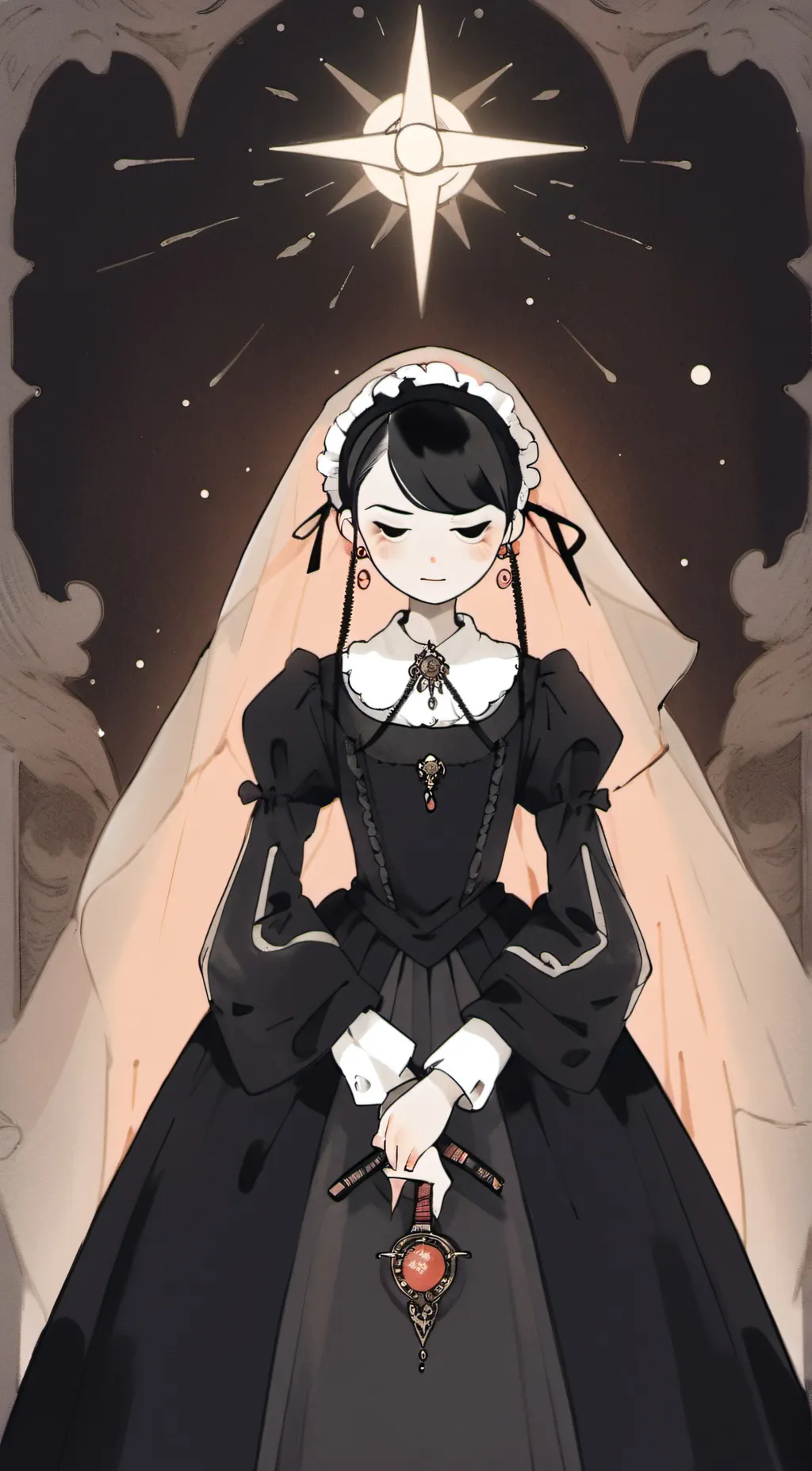 ai character: TGAoB&M x Wed background