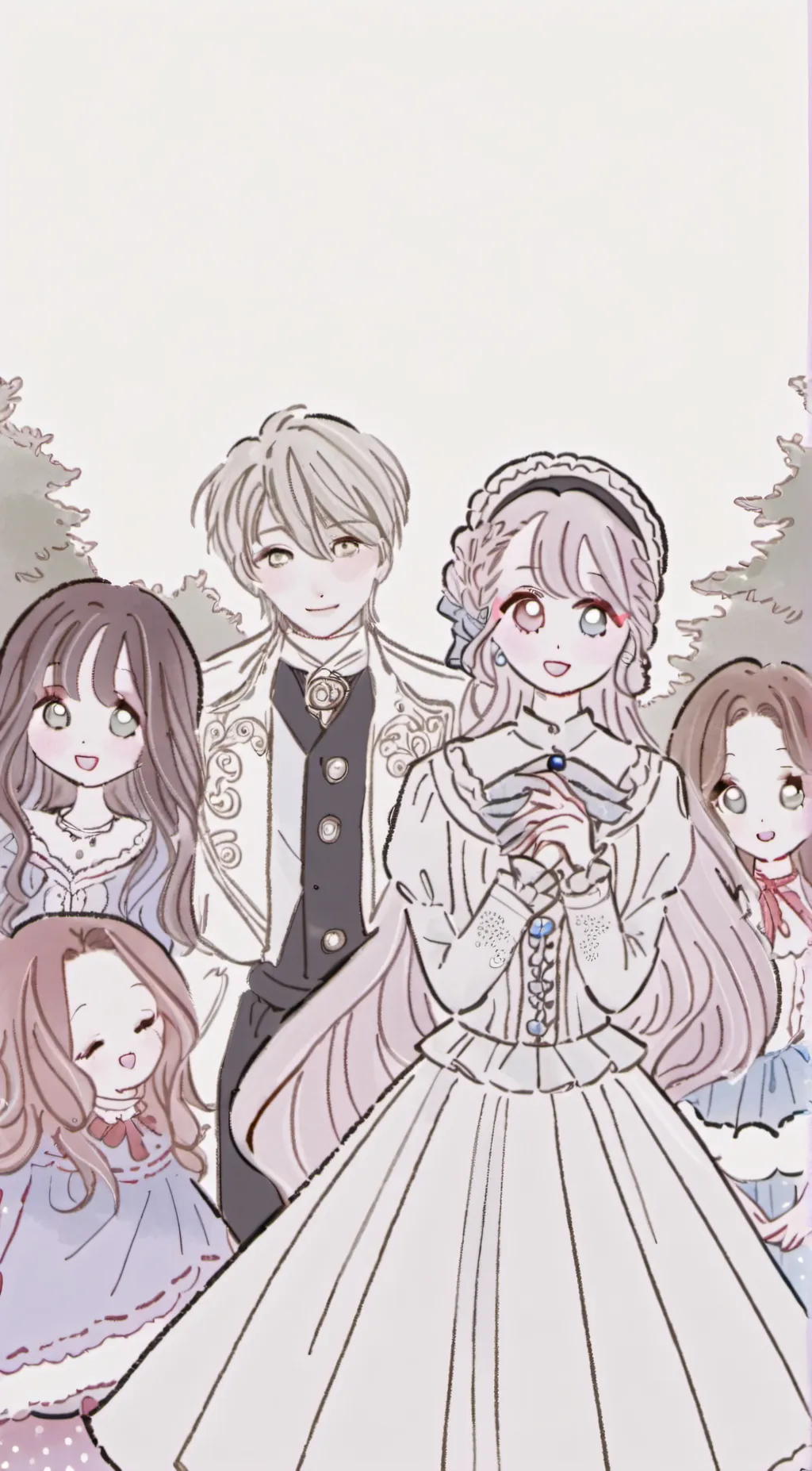 ai character: orphanage  background