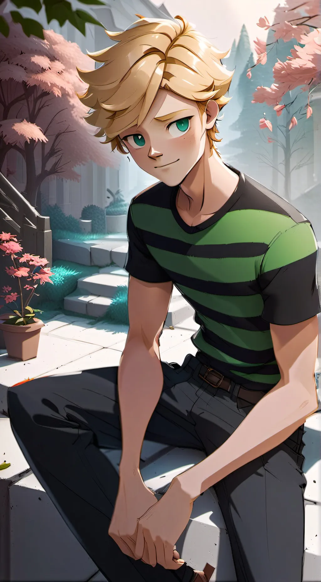ai character: Adrien Agreste background