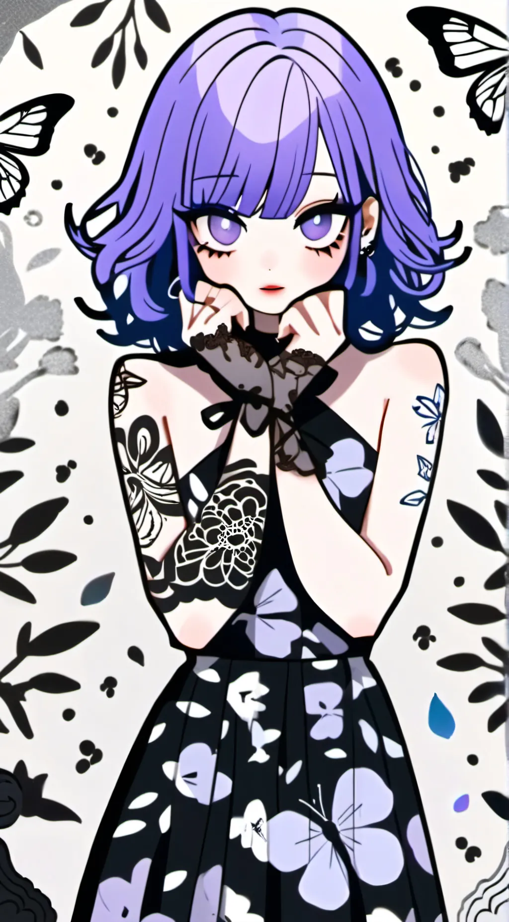 ai character: mha mean girl background