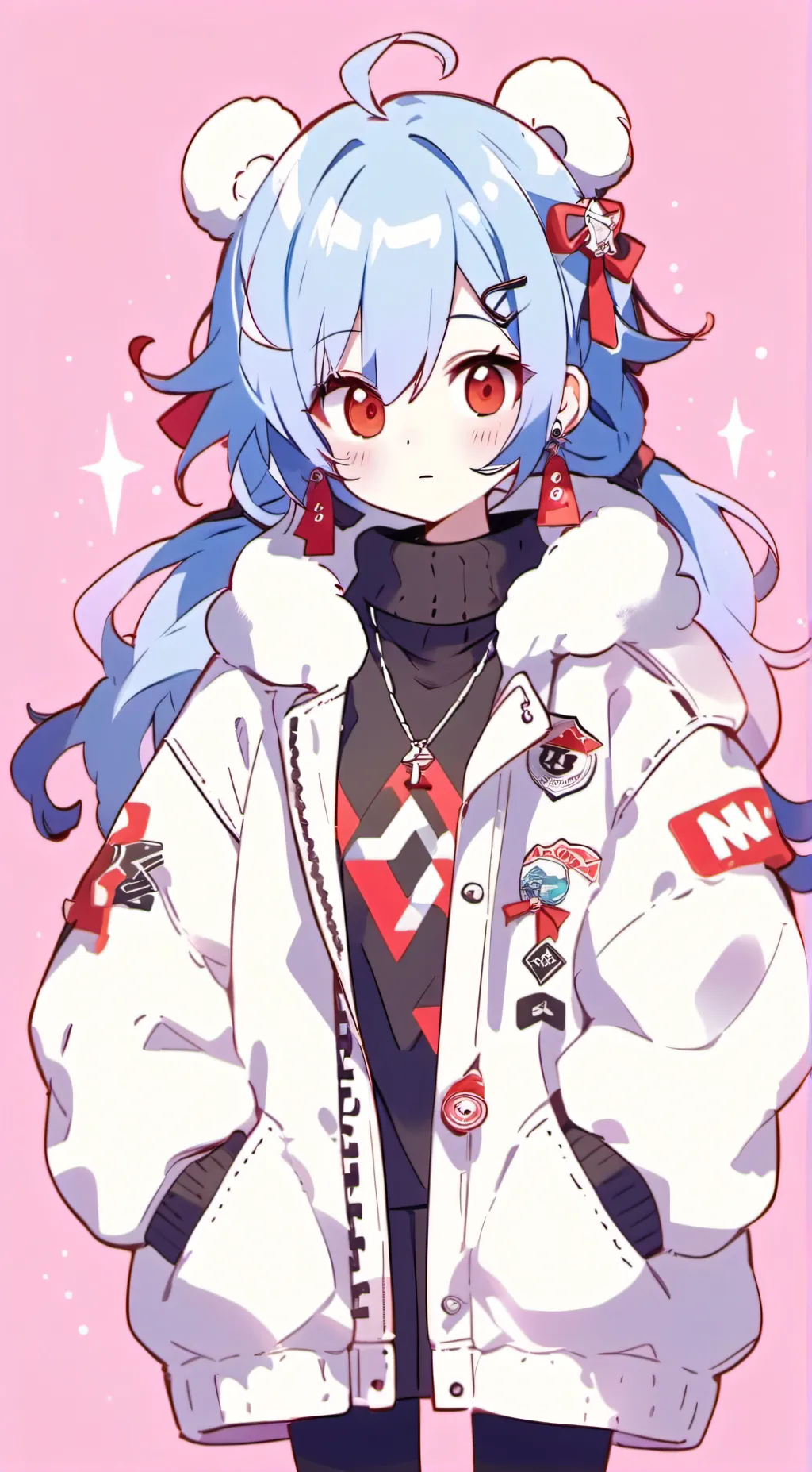 ai character: Moon  background
