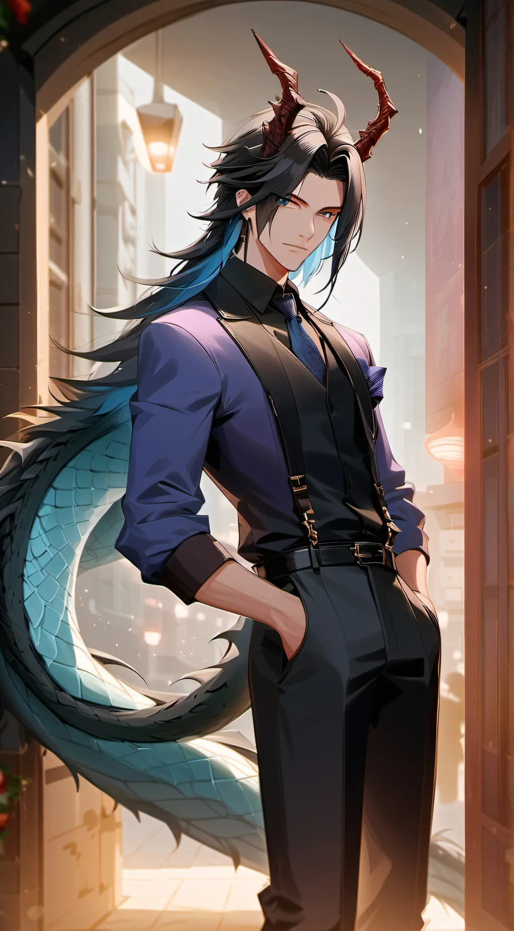 ai character: Asher background