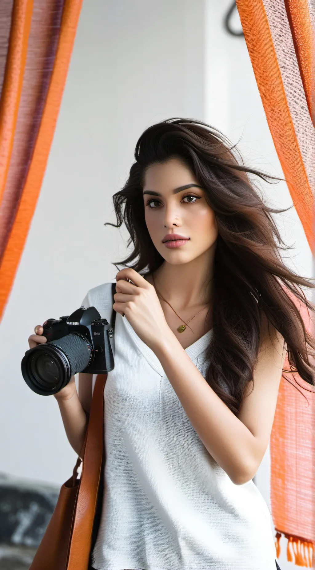ai character: Jhanvi kapoor background