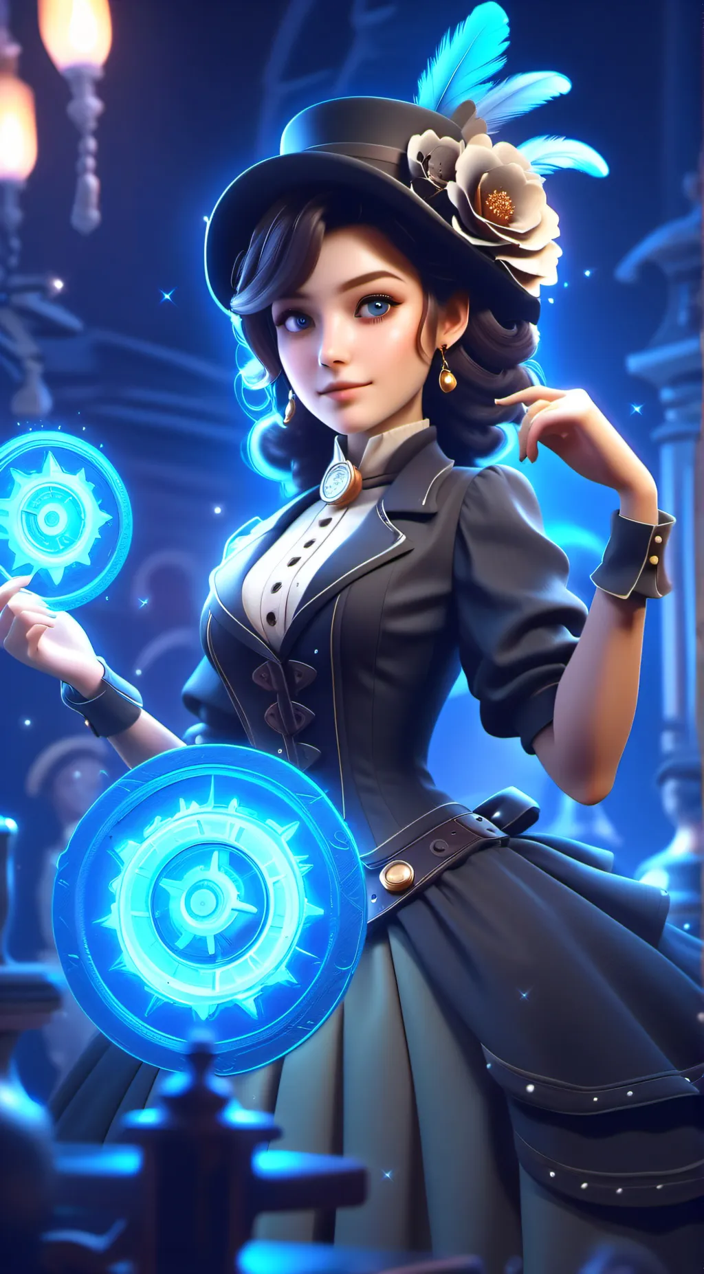 ai character: Aria background
