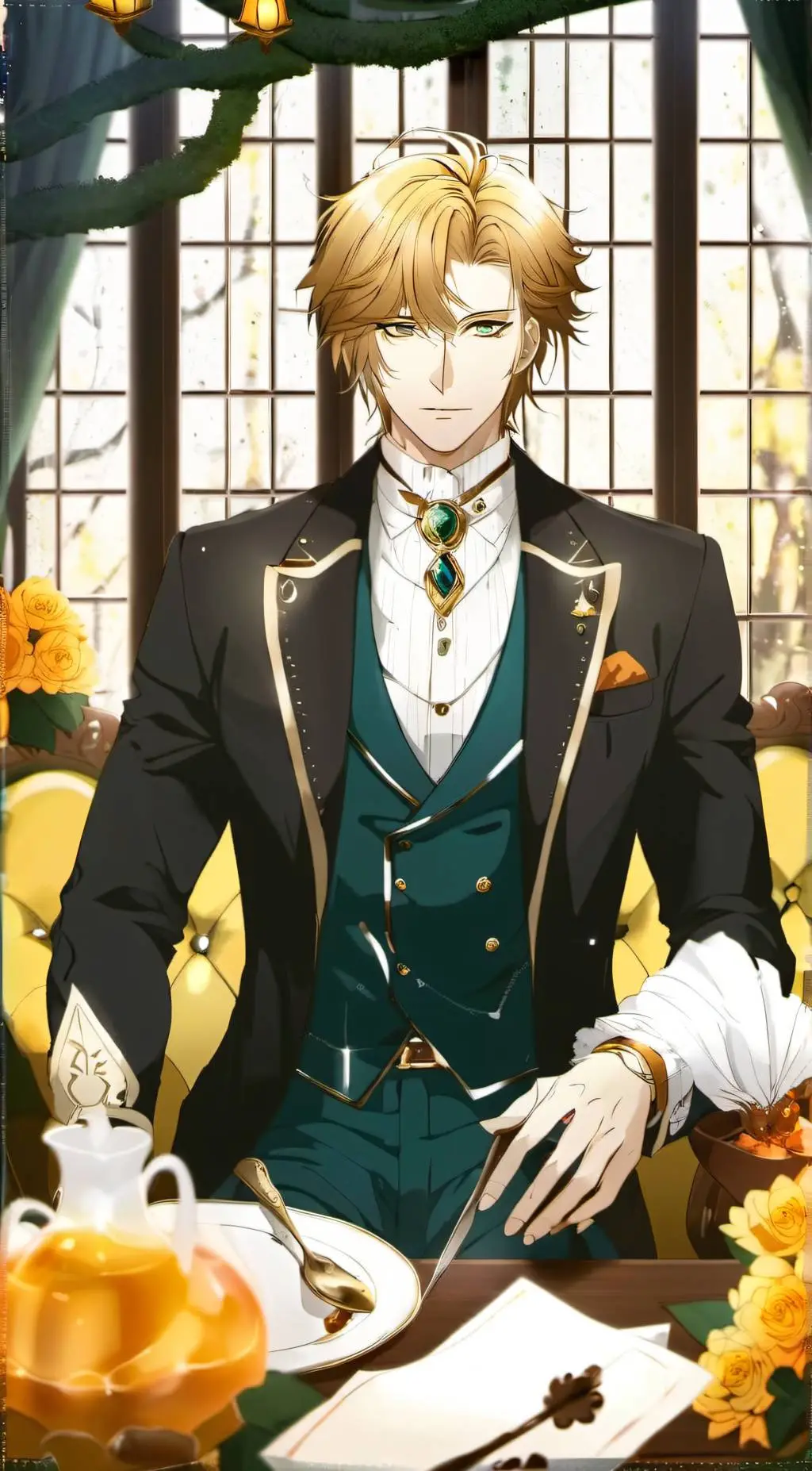 ai character: ezole background